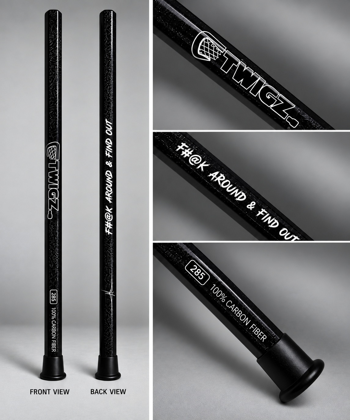Twigz Warlord Carbon Fiber Shaft - Blackout