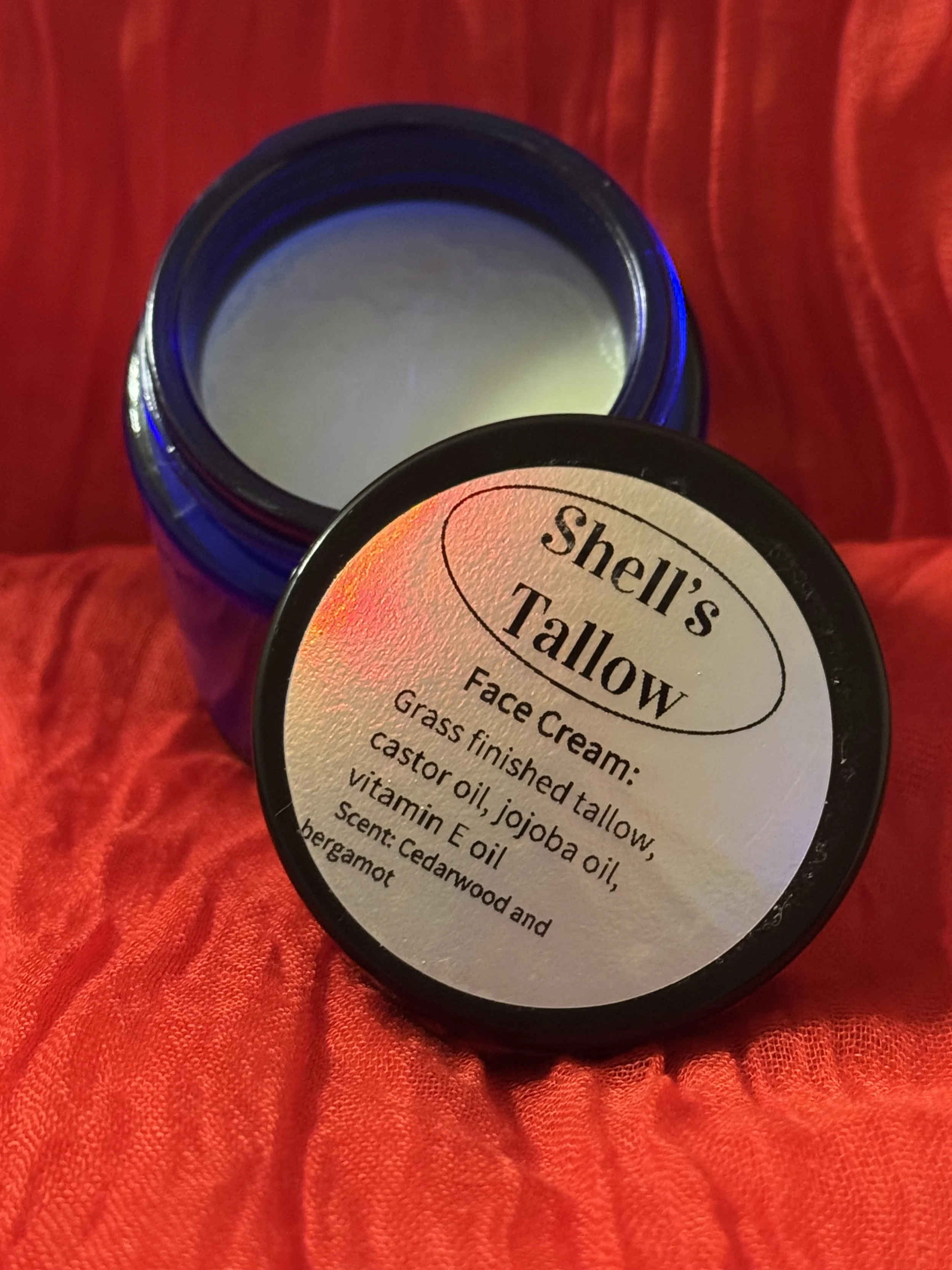 4 oz Face Cream- Cedarwood and Bergamot