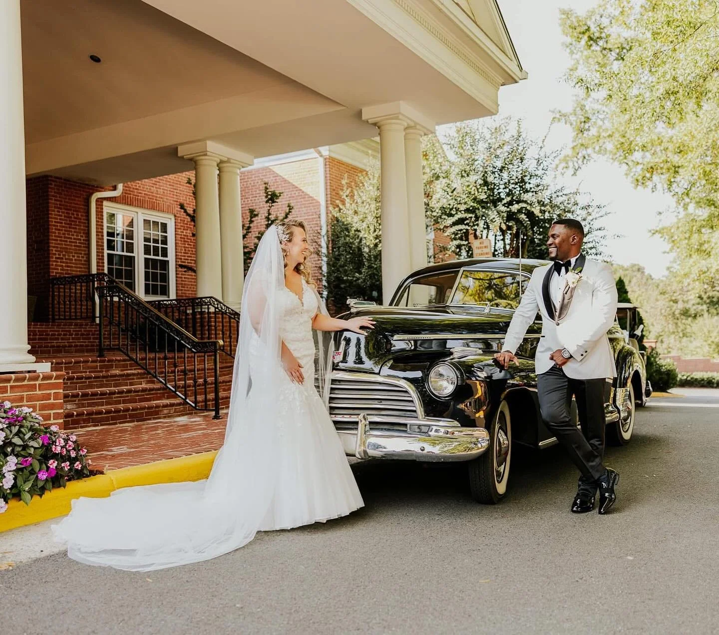 There&rsquo;s just somethin&rsquo; about an old-timey car that instantly elevates a wedding day moment by being 100% &ldquo;that girl&rdquo;. The way she adds a layer of romance, nostalgia, and effortless cool to your photos&hellip; chefs kiss. 

Whe