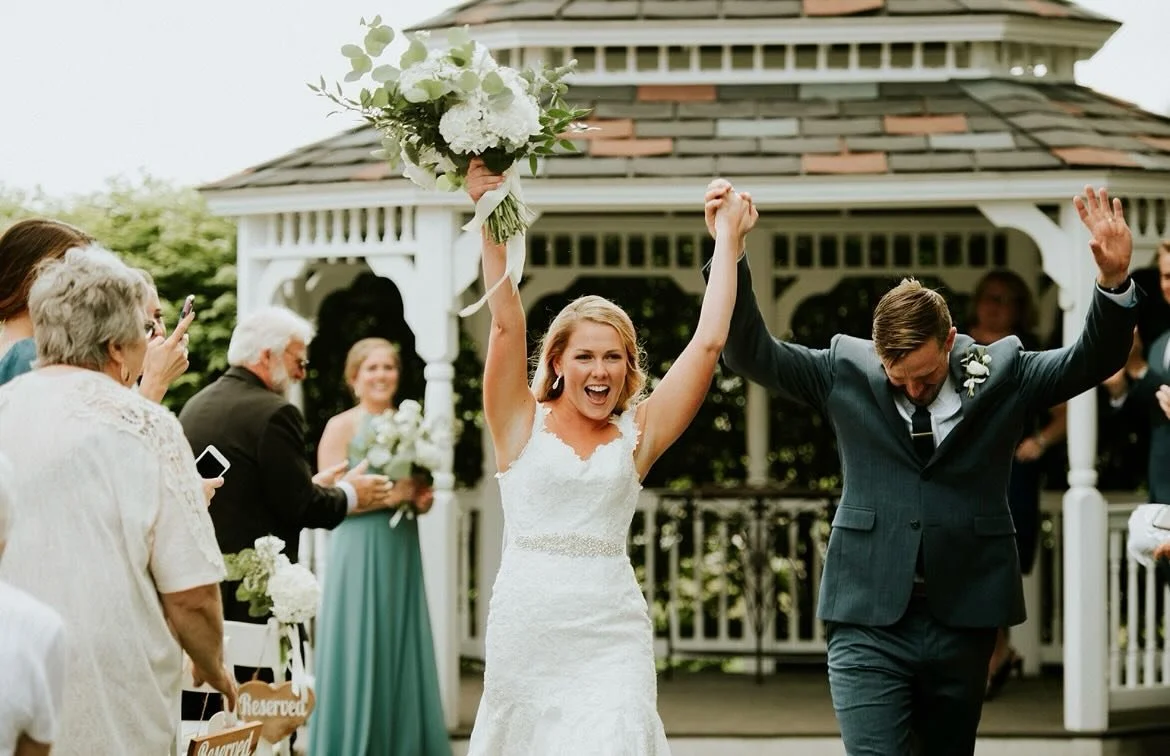 That post-ceremony hype!! The nerves fade. The aisle has been walked. The vows have been spoken. You guys did the damn thang. 

That deep breath you didn&rsquo;t realize you were holding? You can finally let that shit go, respectfully. 

From this mo
