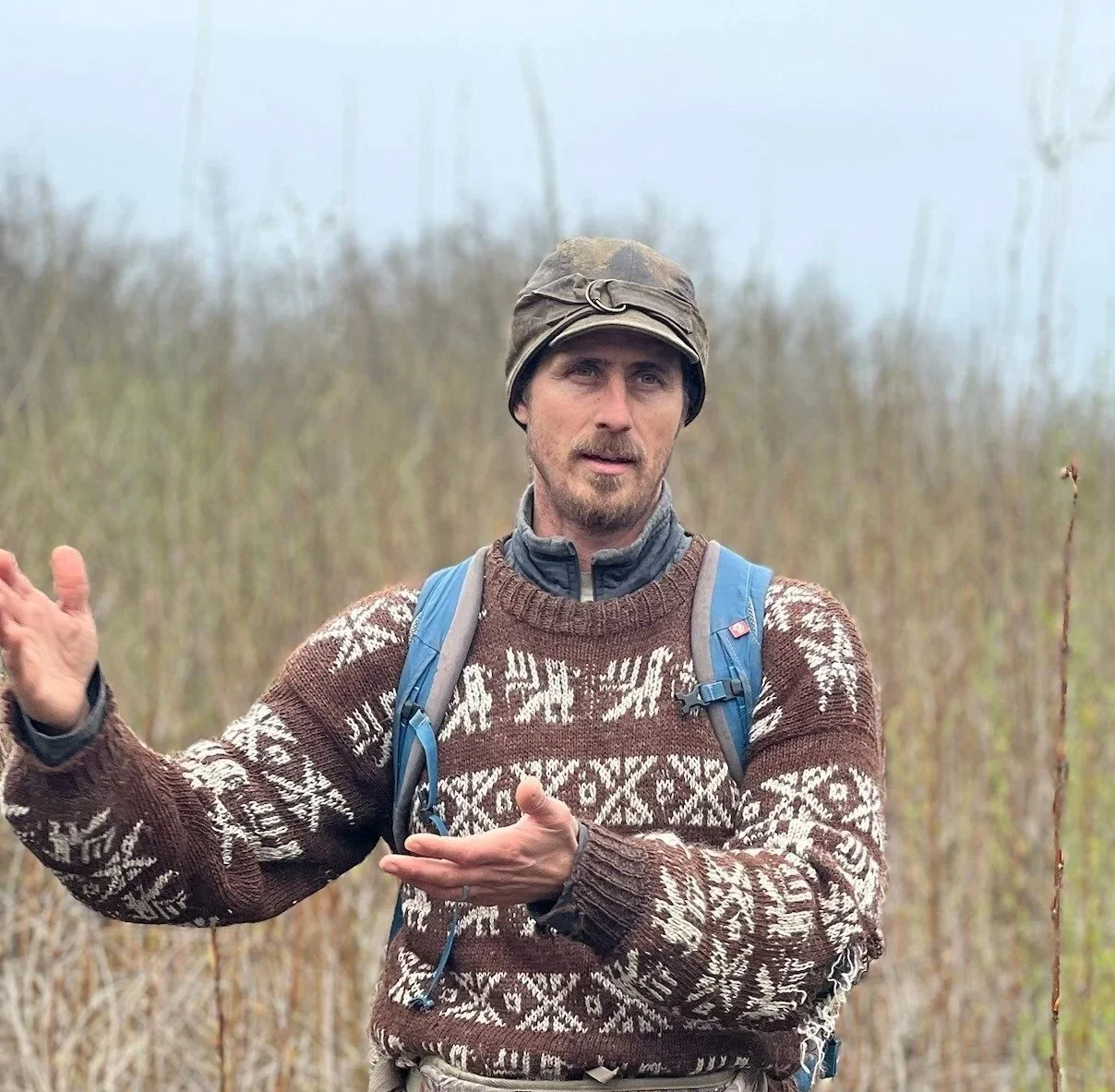 Mark Thompson teaching a tracking workshop