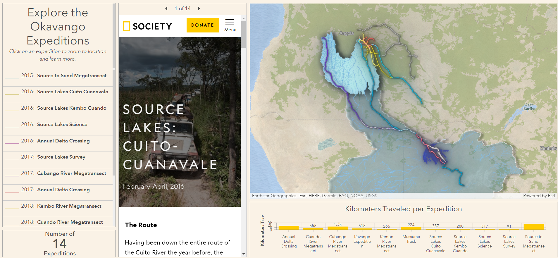 Okavango Explore - National Geographic, Wild Bird Trust, Earthviews