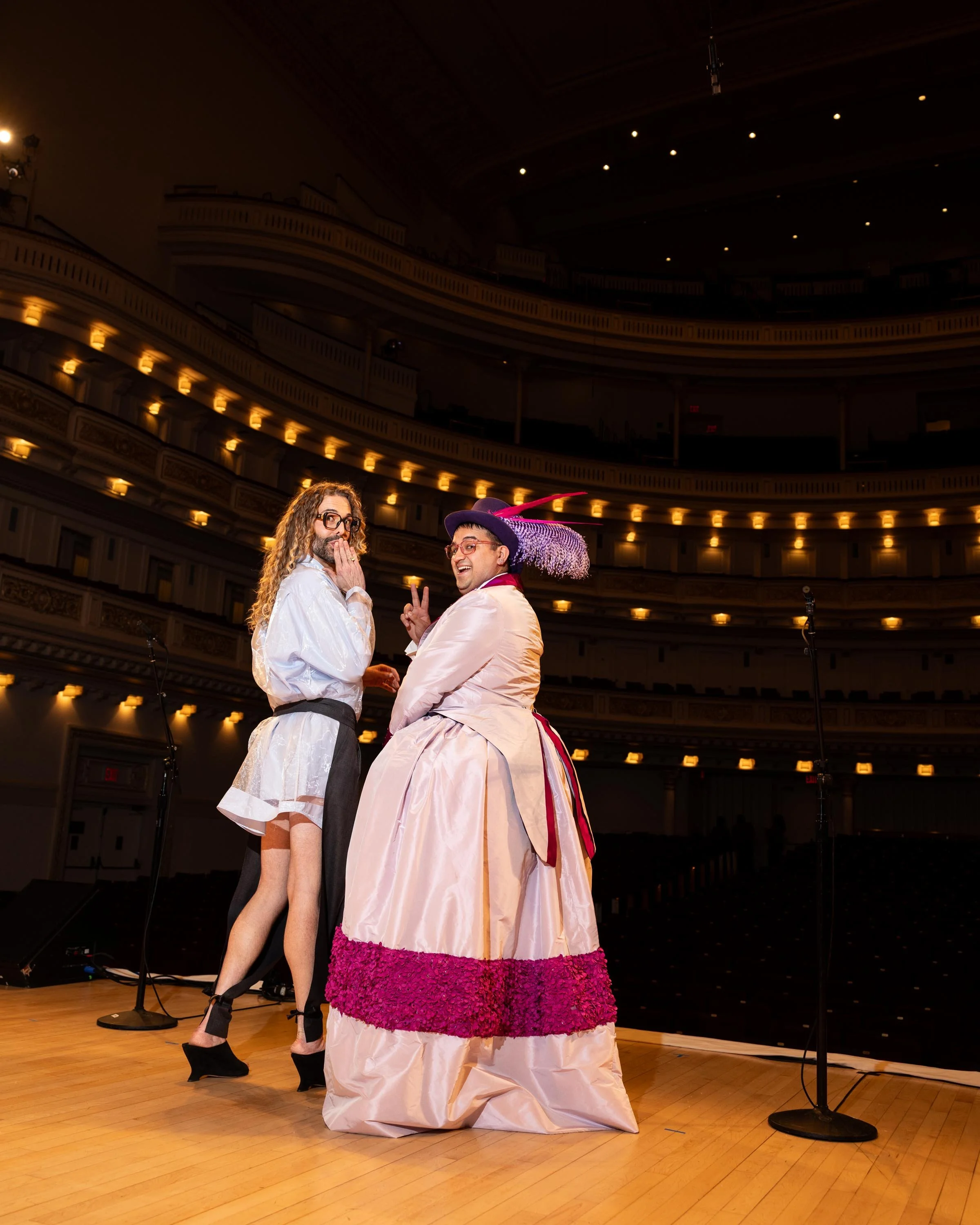 On Stage at Carnegie Hall