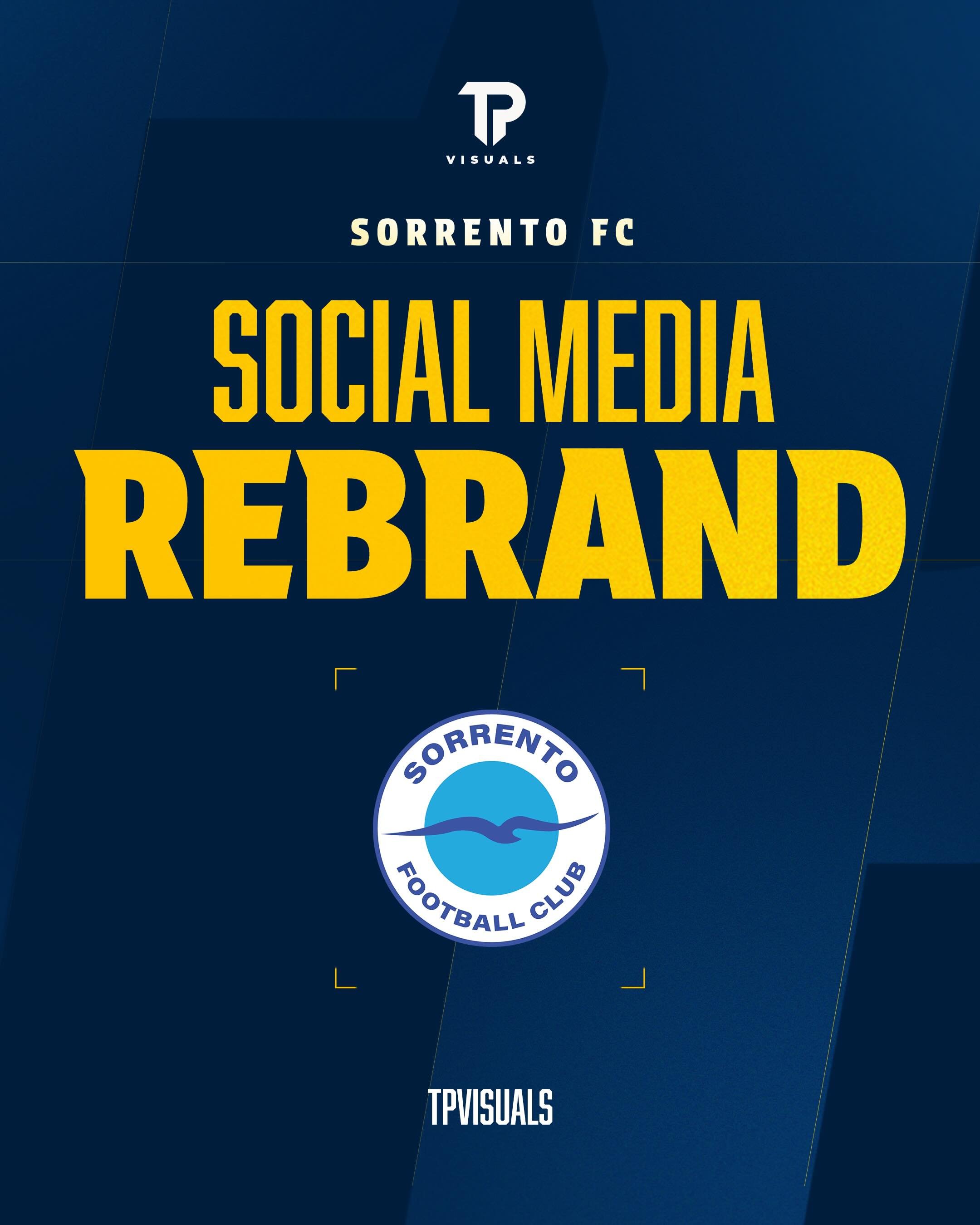 Entering my first season with @sorrento_fc, the goal was to create a clean and consistent graphics package that unified both the Men&rsquo;s and Women&rsquo;s programs.

Coming on board during the first half of the season gave me the opportunity to d