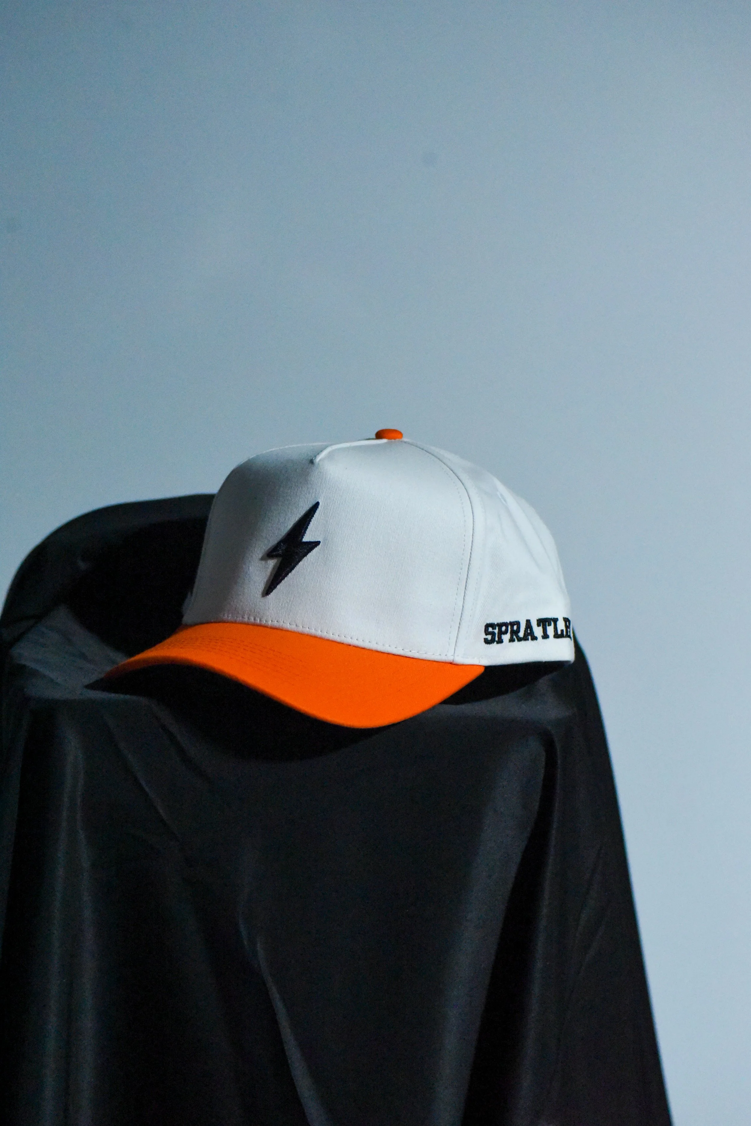 Orange Lightning Bolt Hat