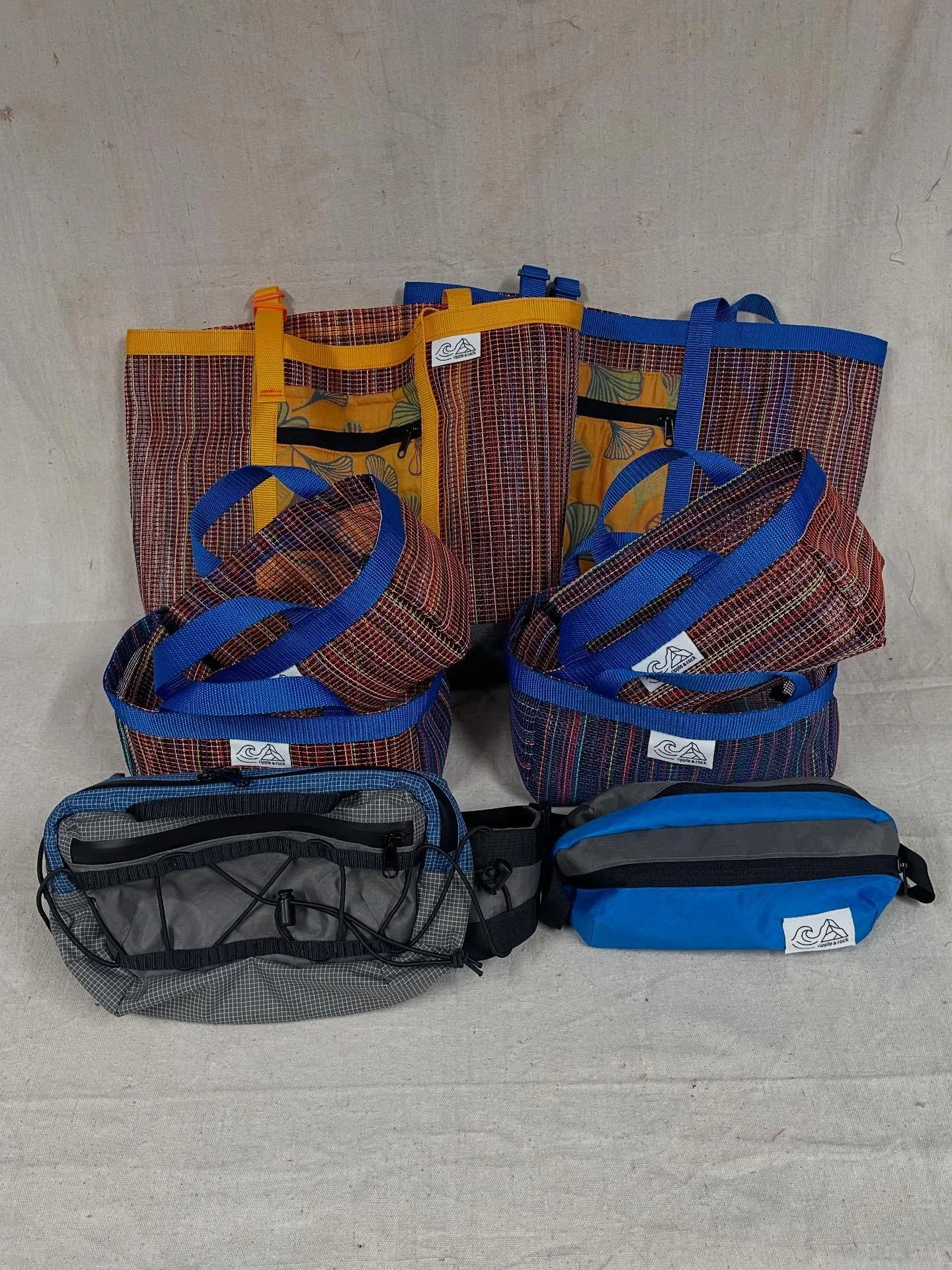 We got a good run of surf through early December so production seriously slowed, so the last week before Christmas was catch up time. Got a batch of orders and gifts stitched up for delivery. Happy holidays everyone!!