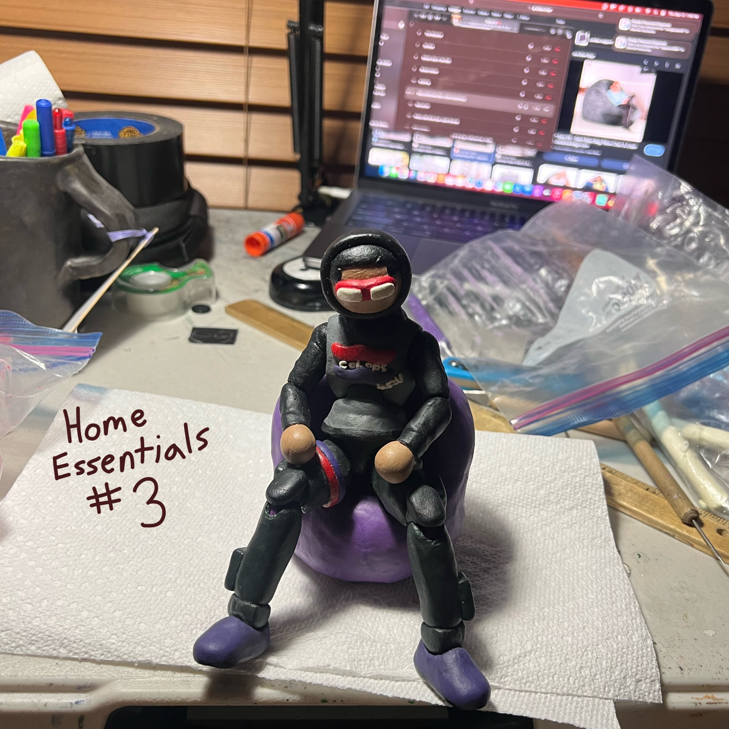 PS5, chairs, sinks, and toilet- Clay home essentials #3