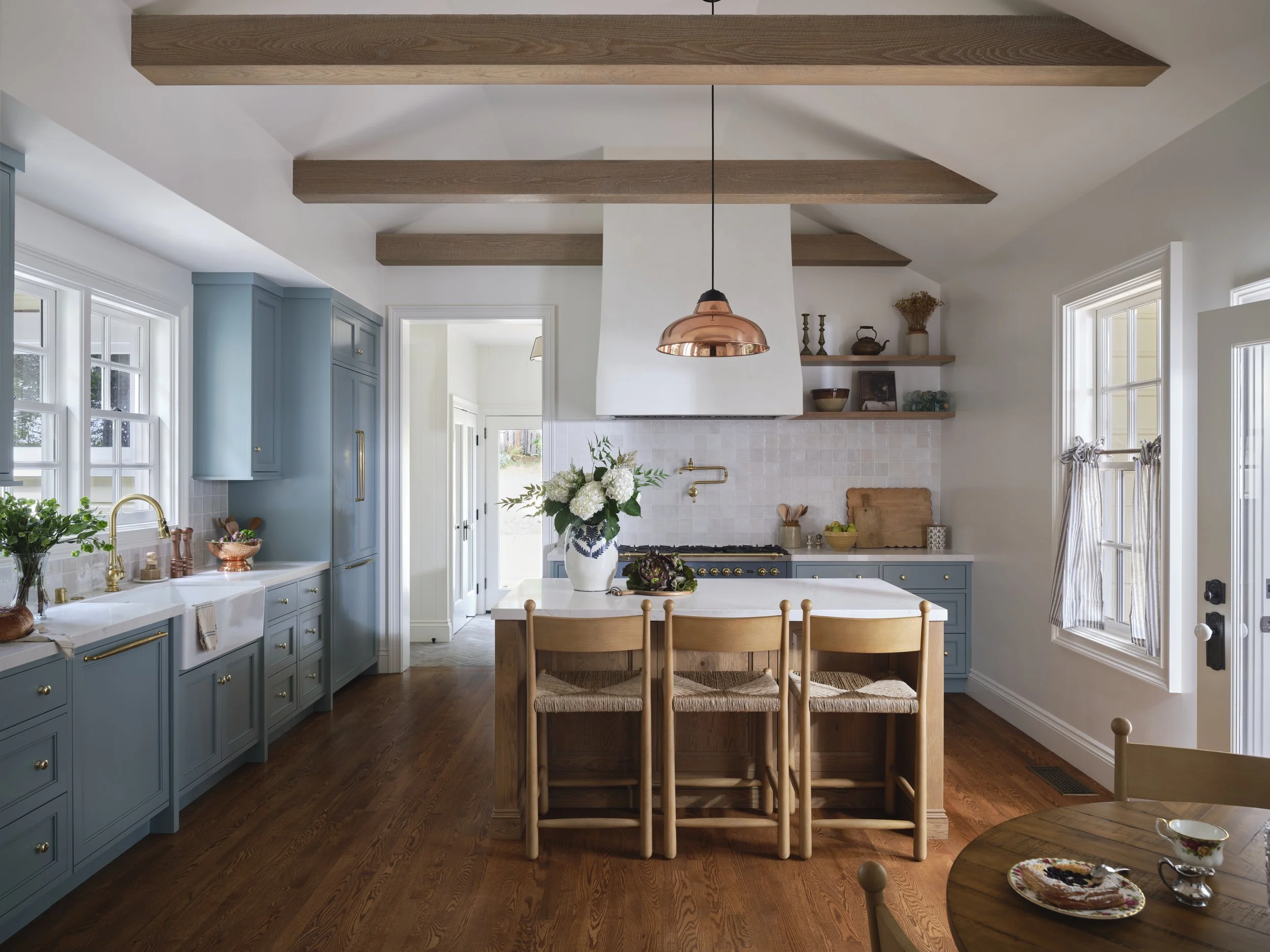 Heritage Dining Table — Bookmatched Claro Walnut