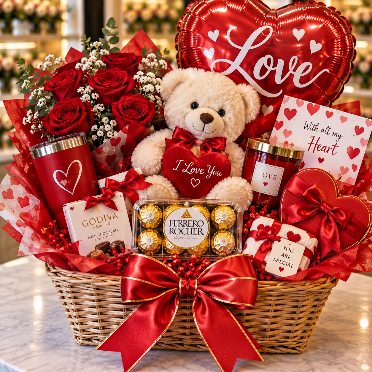 Romantic Valentine’s Gift Basket Display.png