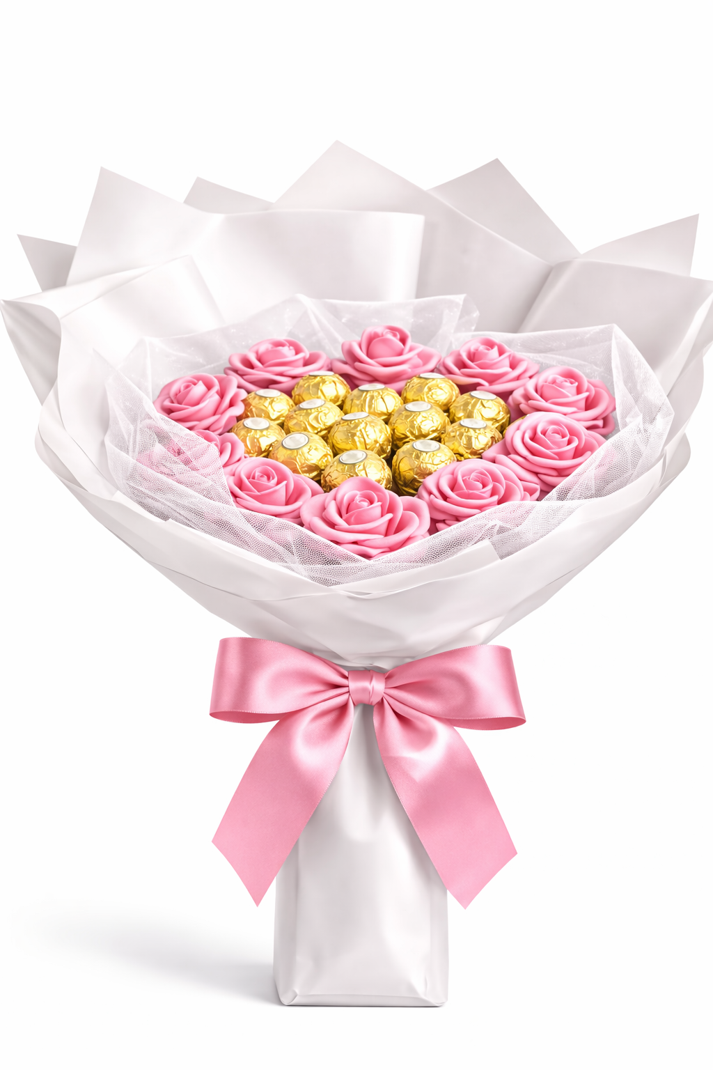 Rouge Élégance Chocolat Bouquet pink white.png