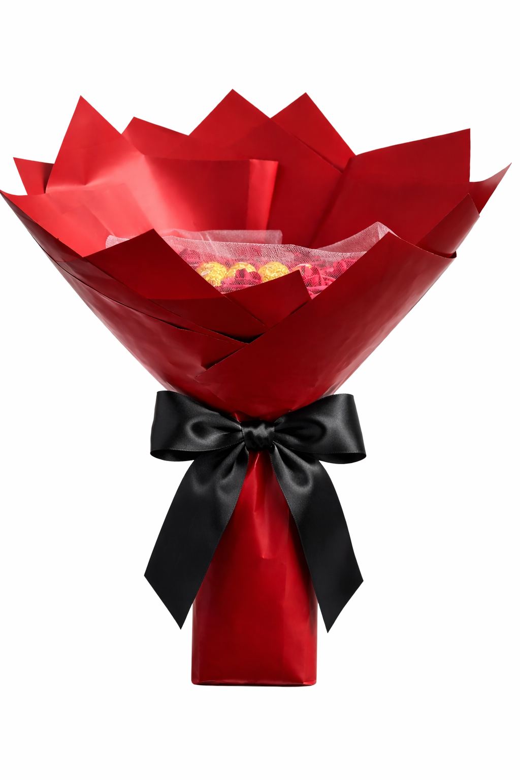 Rouge Élégance Chocolat Bouquet black bow.png