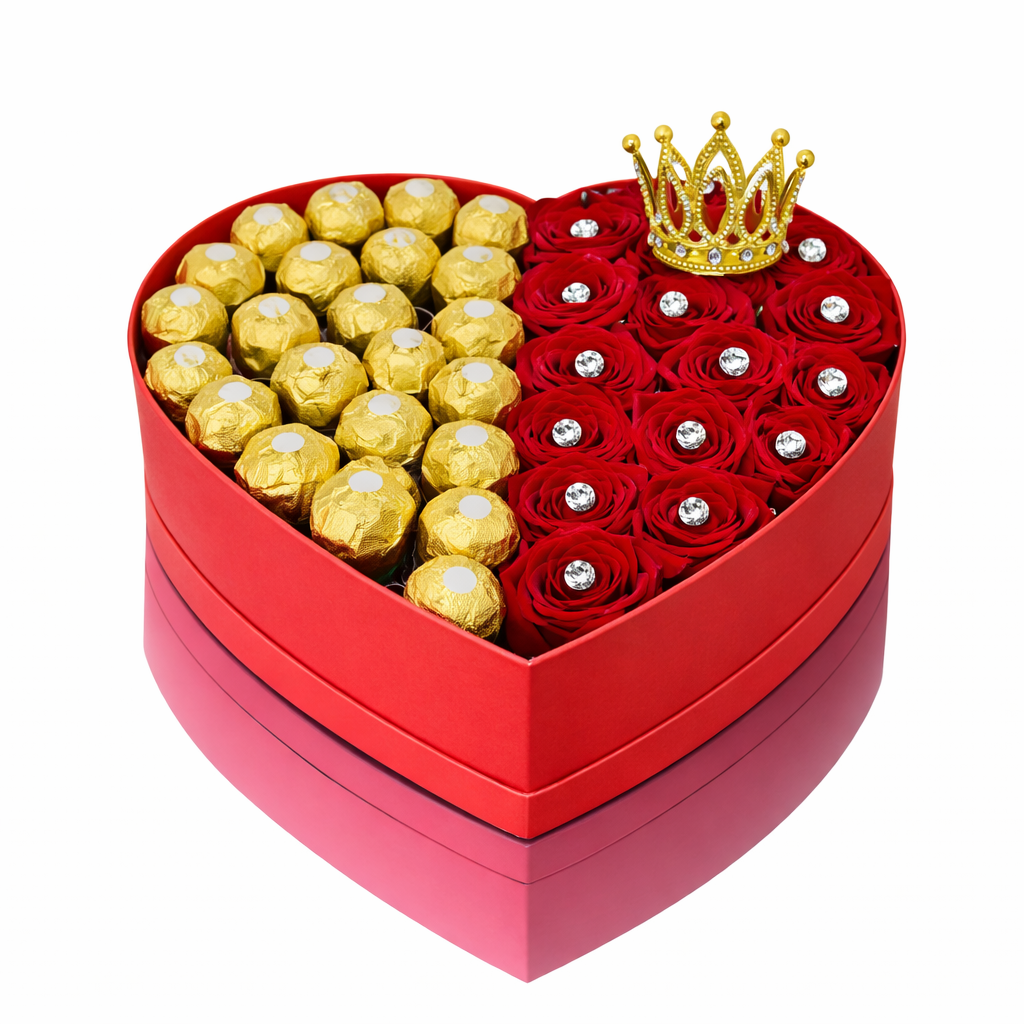 crown + diamonds fresh and  artificial roses crowns propofParisgiftbasketsandflowers.png