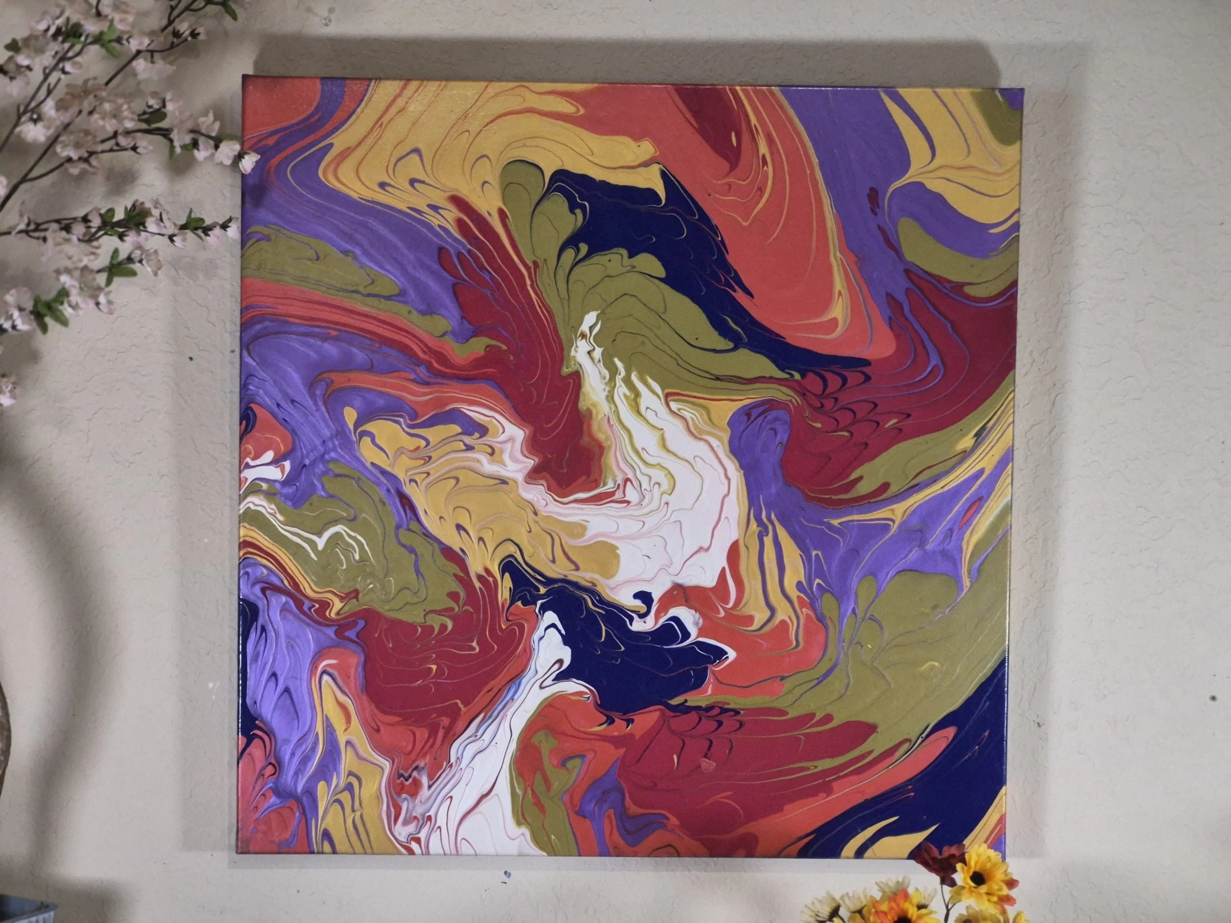 Abstract Fusion Wall Art (30x30)