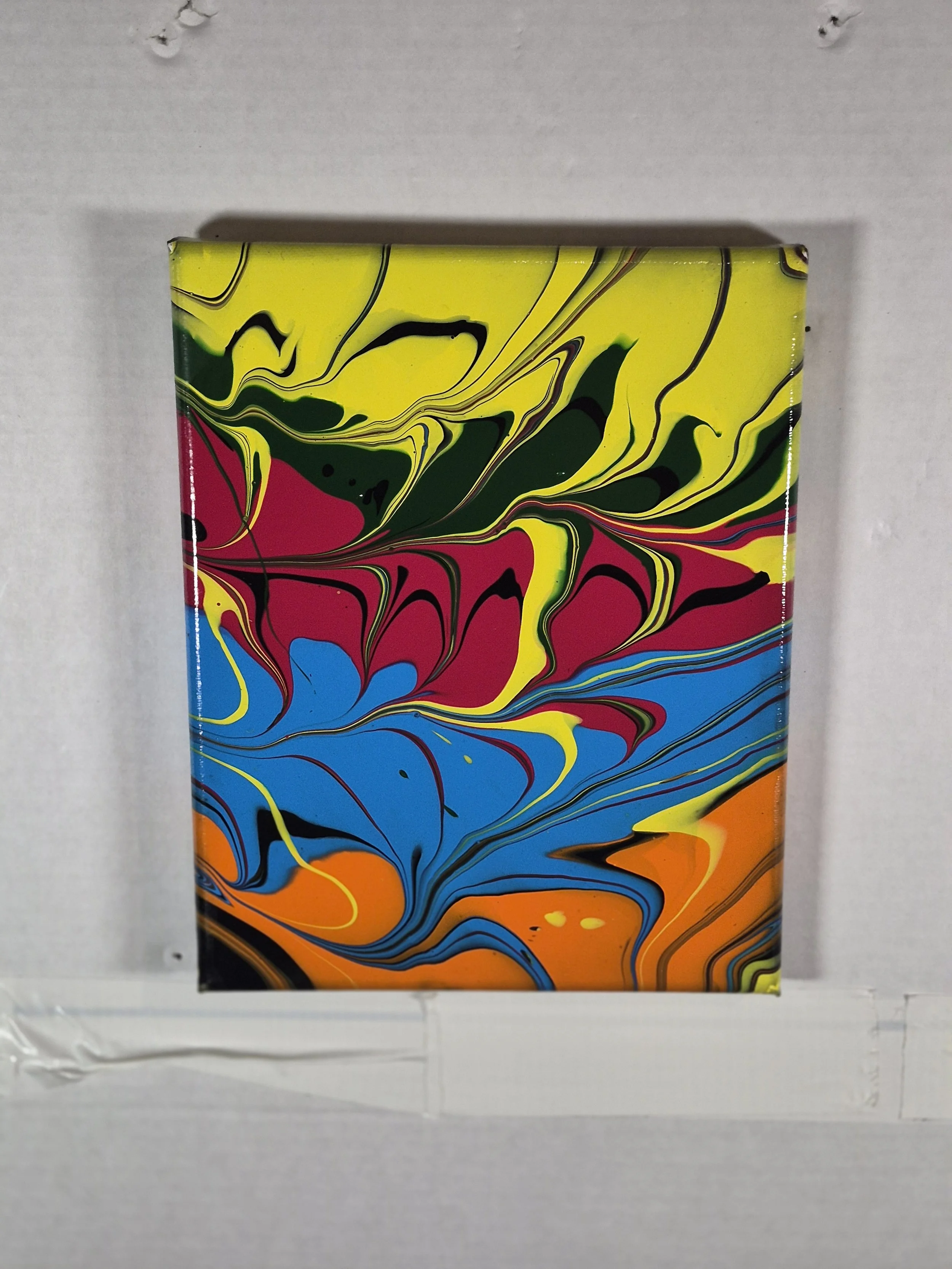 Vivid Splash Abstract Canvas Art