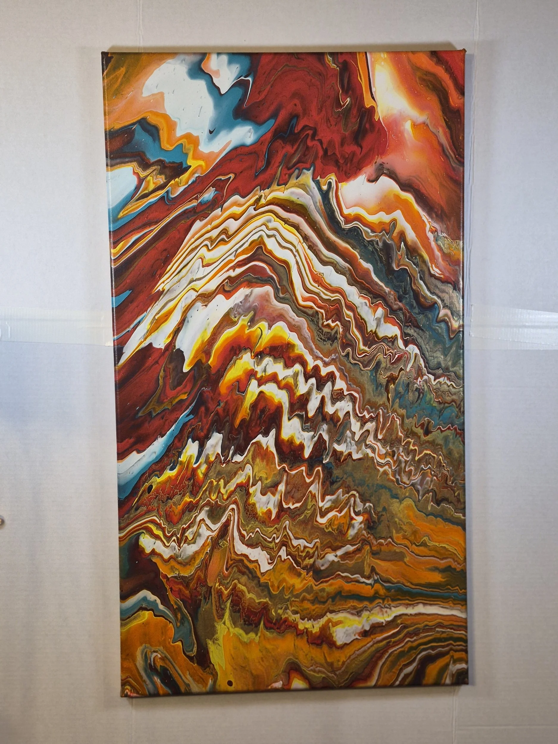 Vibrant Abstract Canvas Art