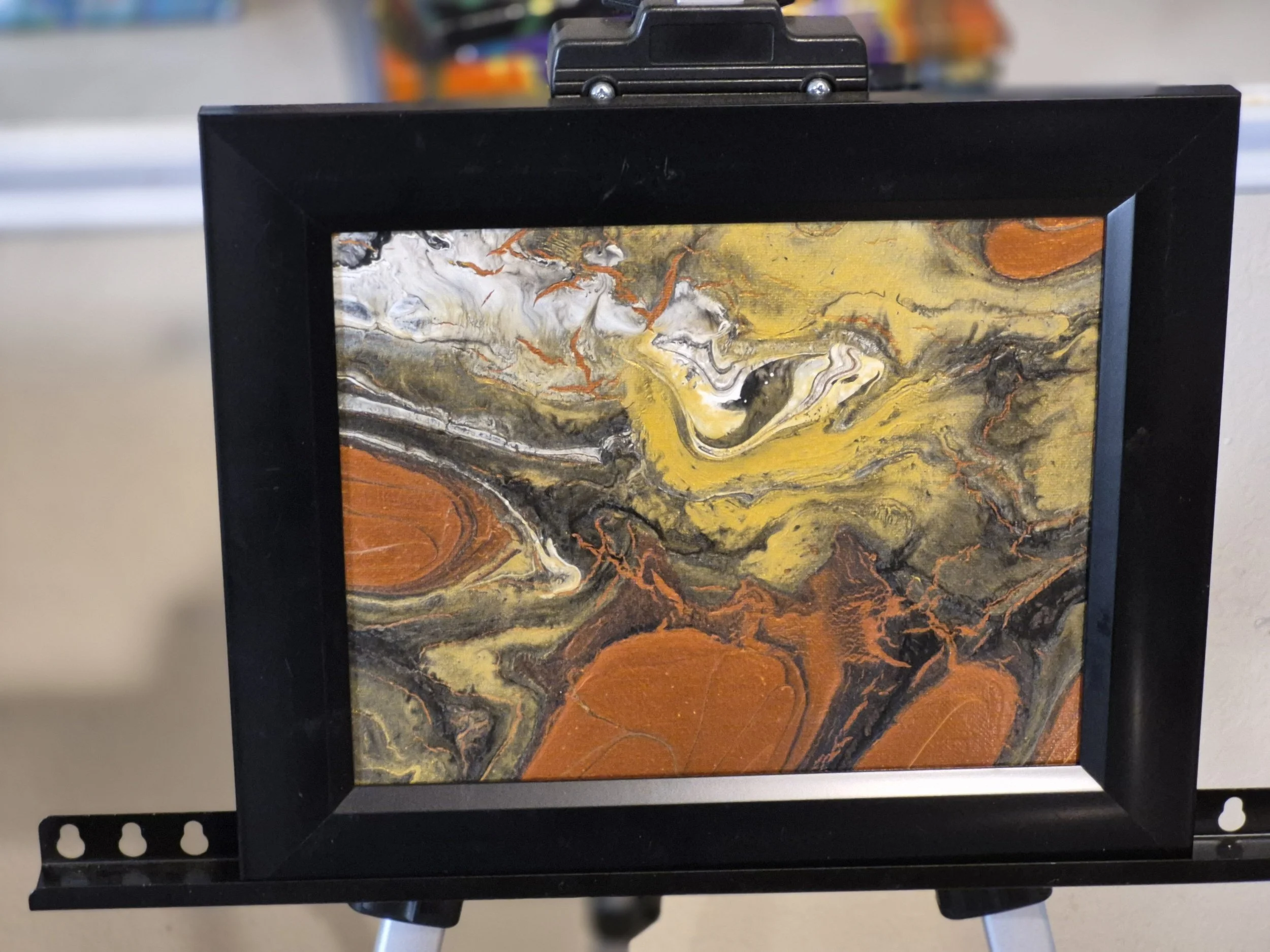 Abstract Earth Tone Canvas Art