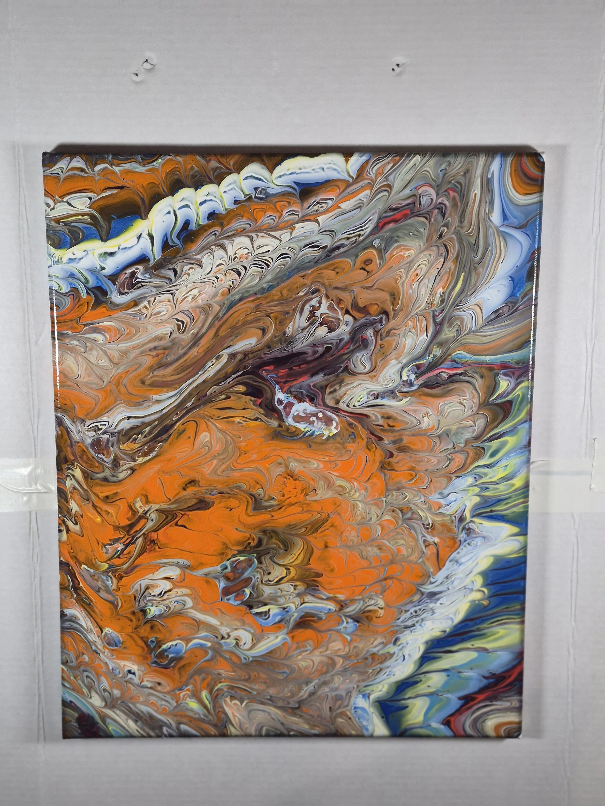 Vibrant Flow Abstract Canvas Art