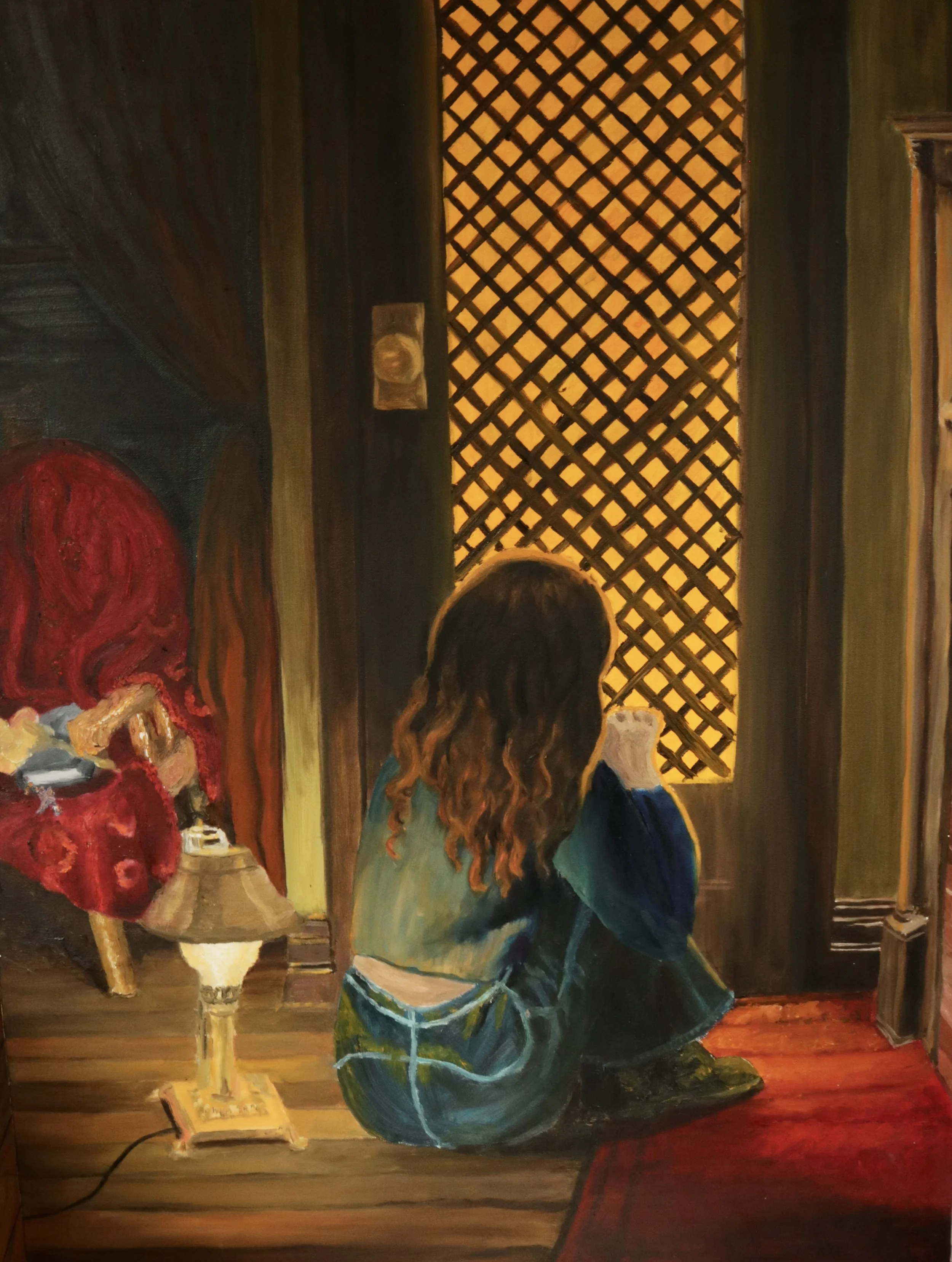 Sally Crandall, Reconciliation (2025) , oil, 30 x 40 inch