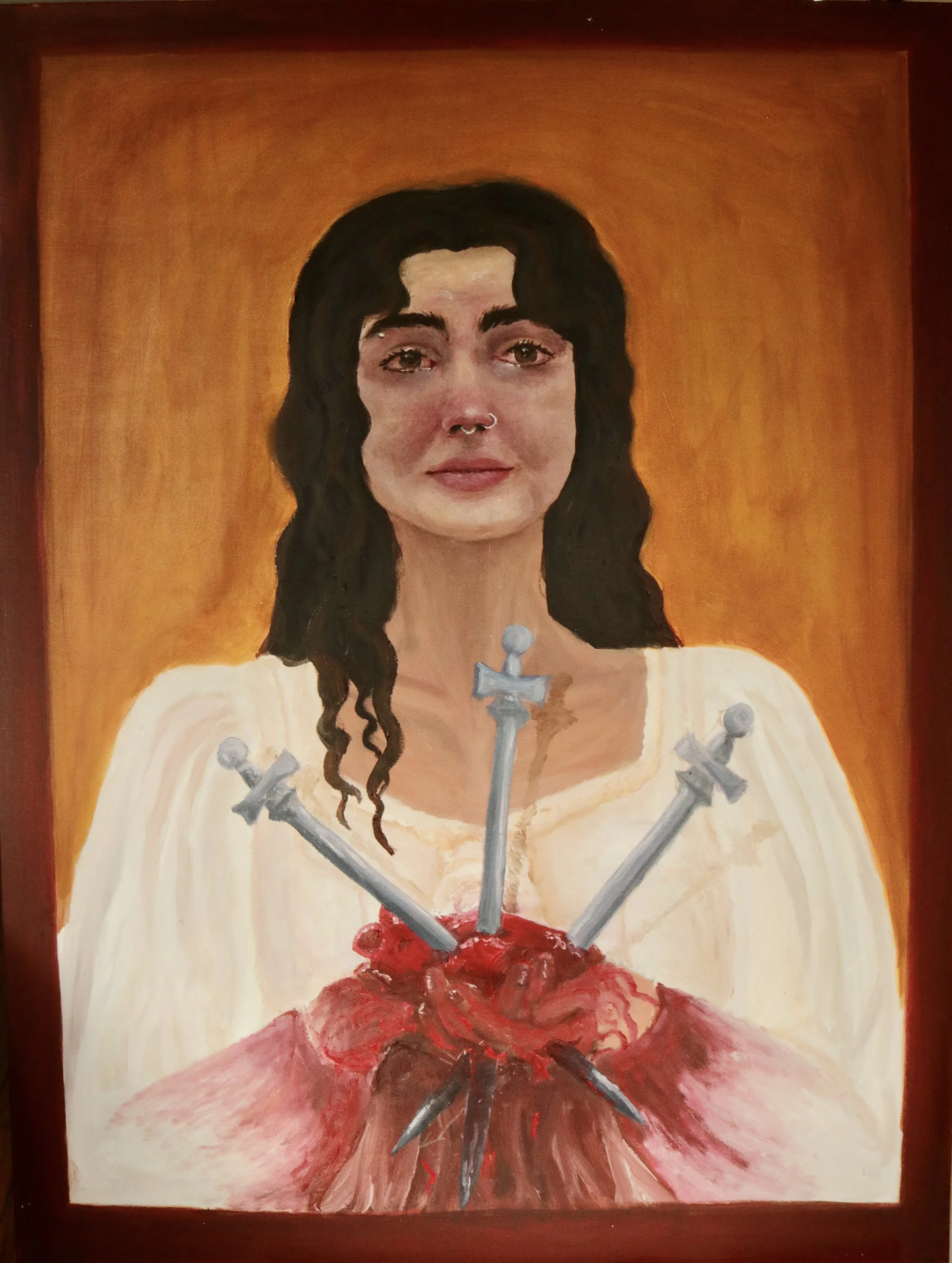 Sally Crandall, Marriage (2025) , oil, 30 x 40 inch