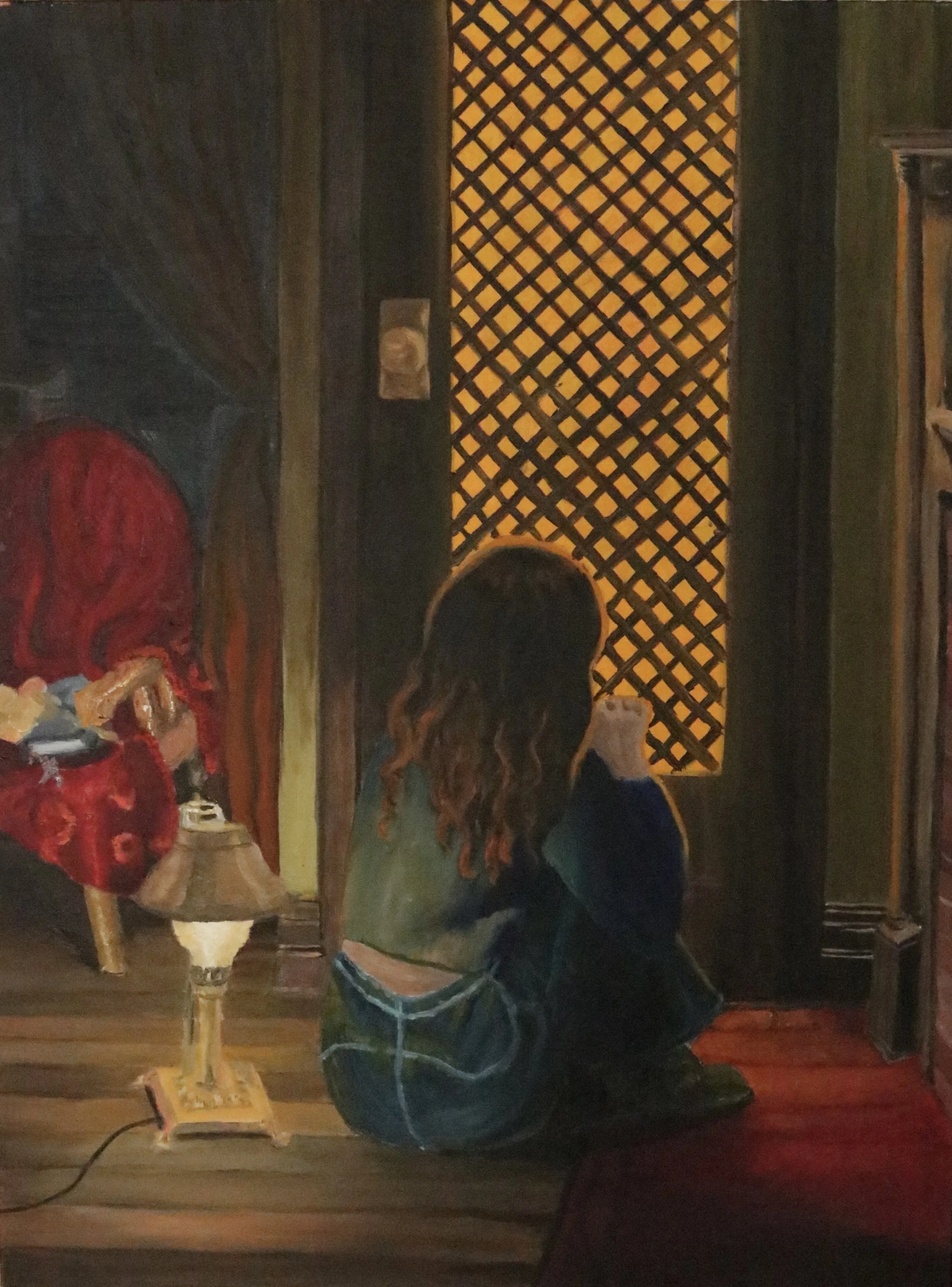 Sally Crandall, Reconciliation (2025) , oil, 30 x 40 inch