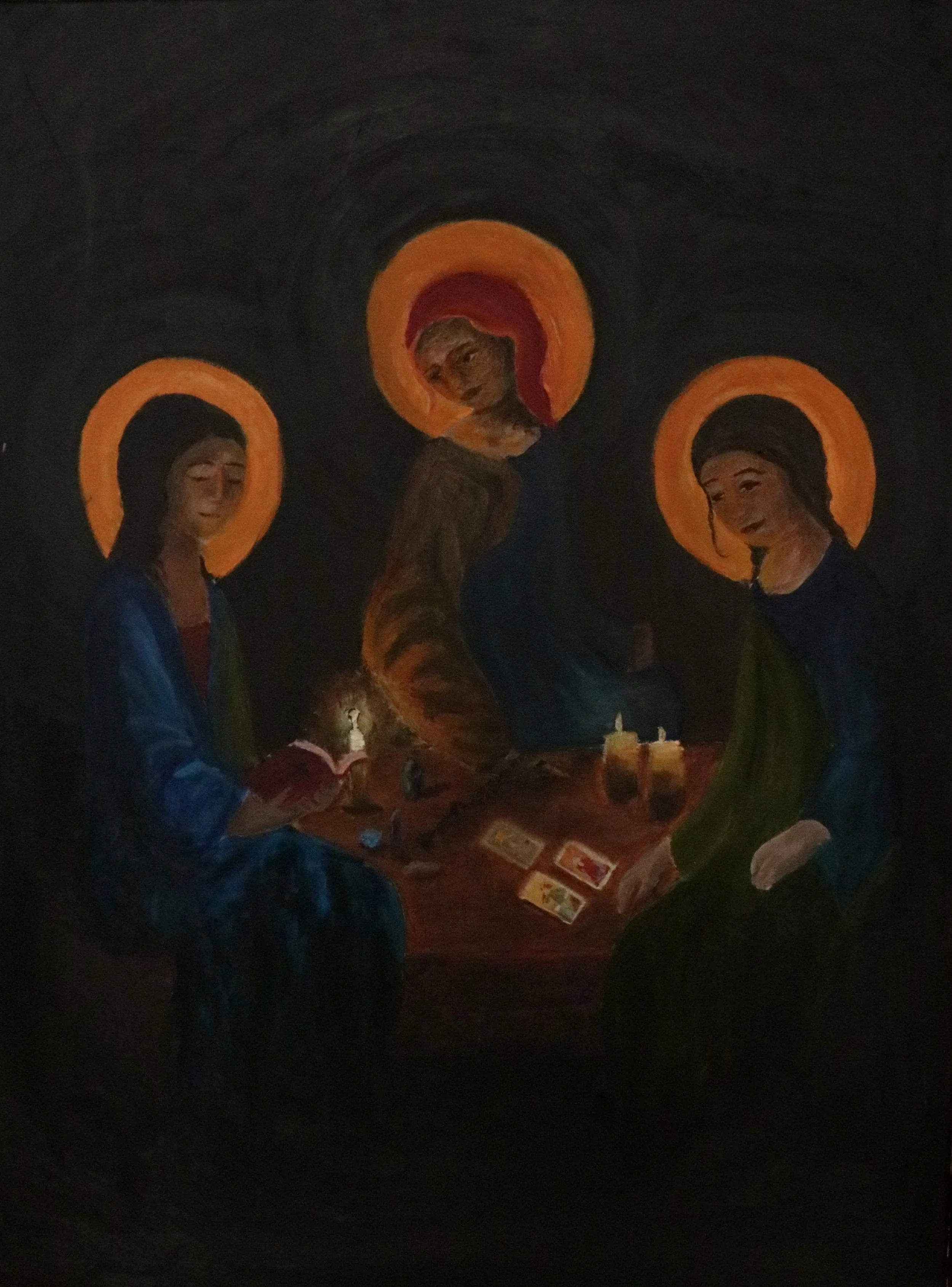 Sally Crandall, Confirmation (2025) , oil, 30 x 40 inch