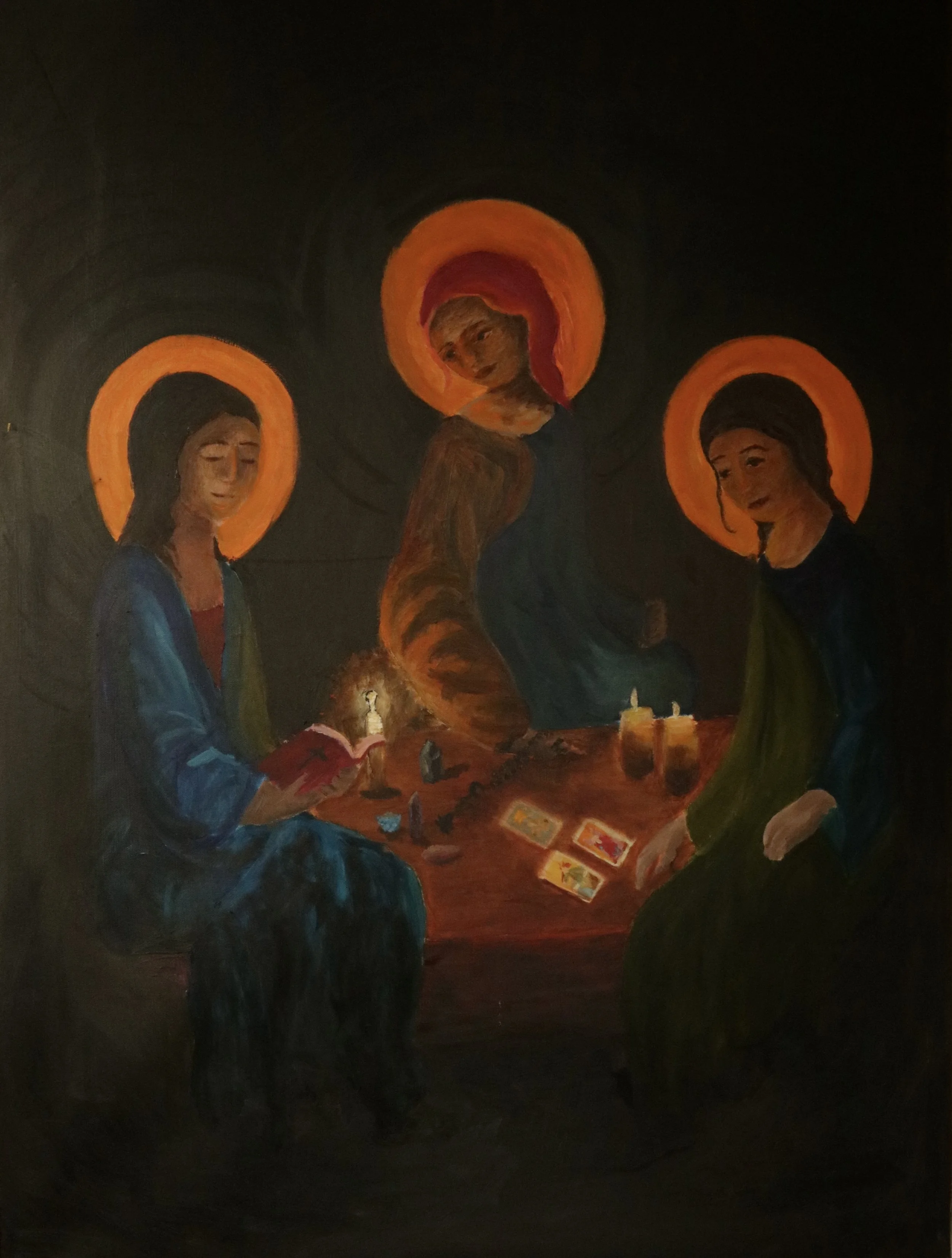 Sally Crandall, Confirmation (2025) , oil, 30 x 40 inch