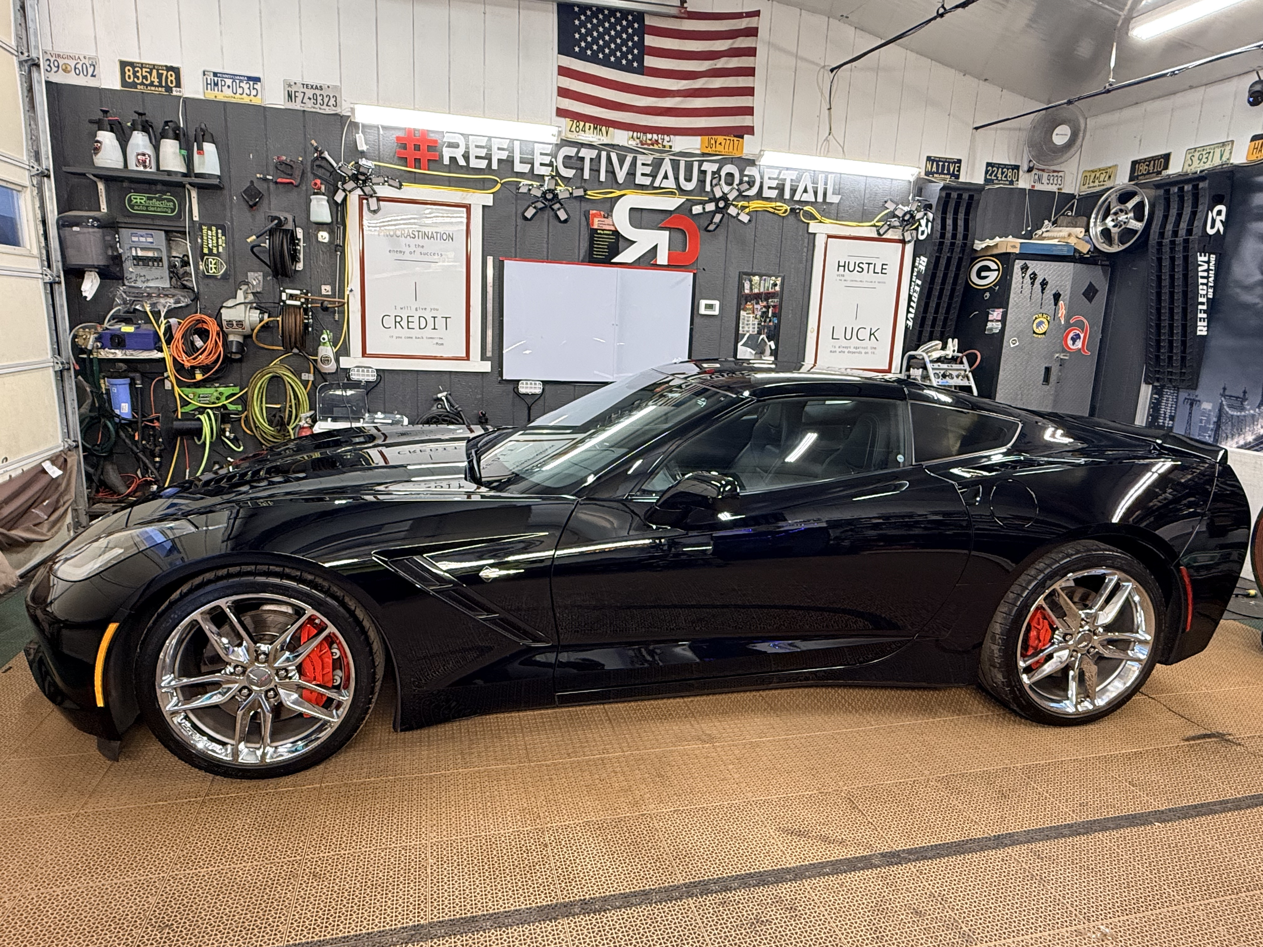2014 chevy corvette full polish 