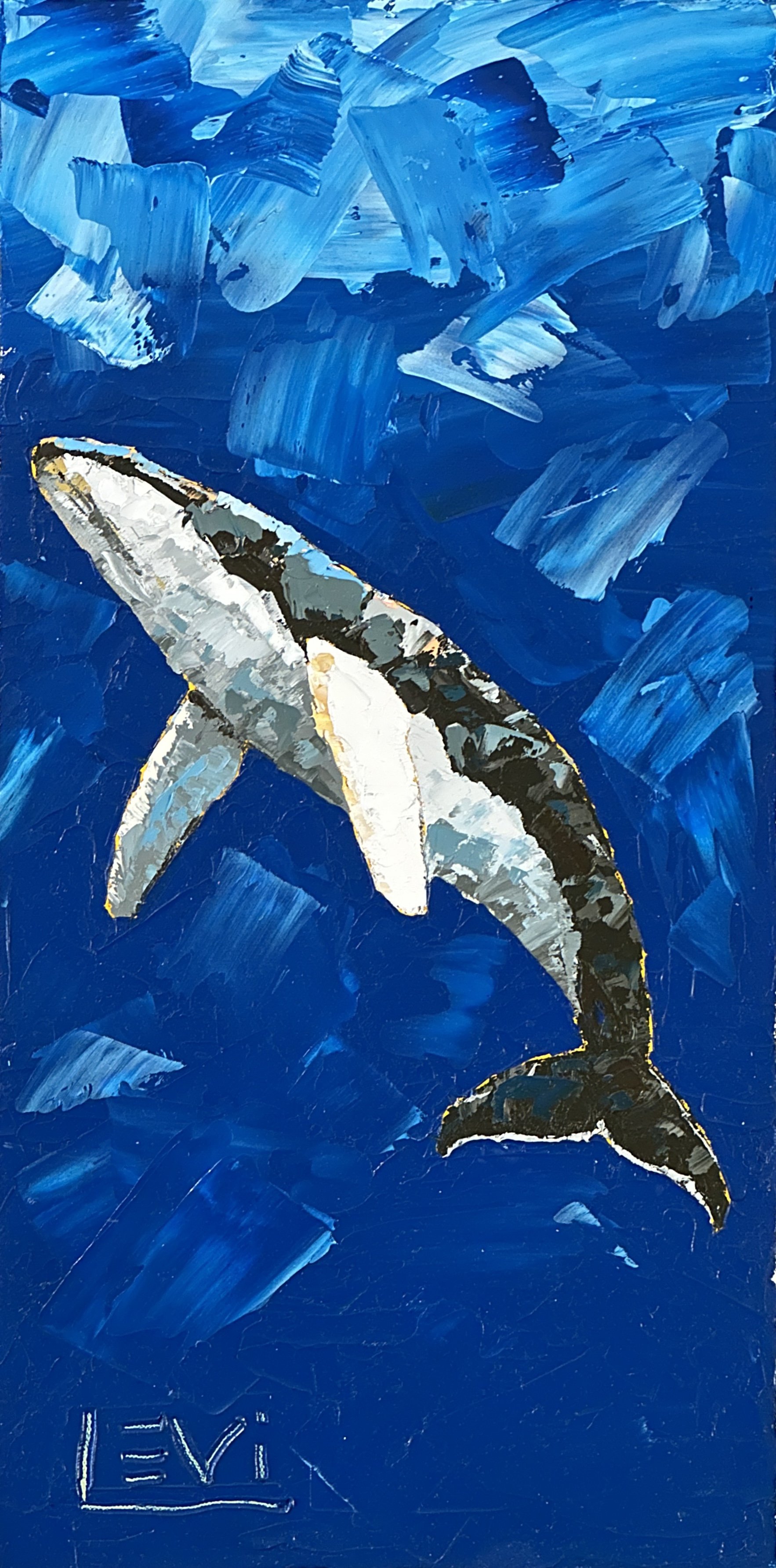 Just Keep Swimming - 
Timber Ridge - 10×20” Oil