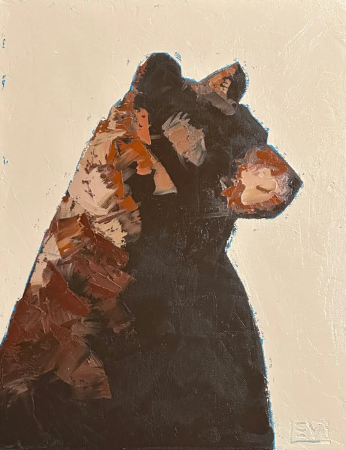 Bear thoughts No. 15 - 
Timber Ridge - 11×14” Oil
