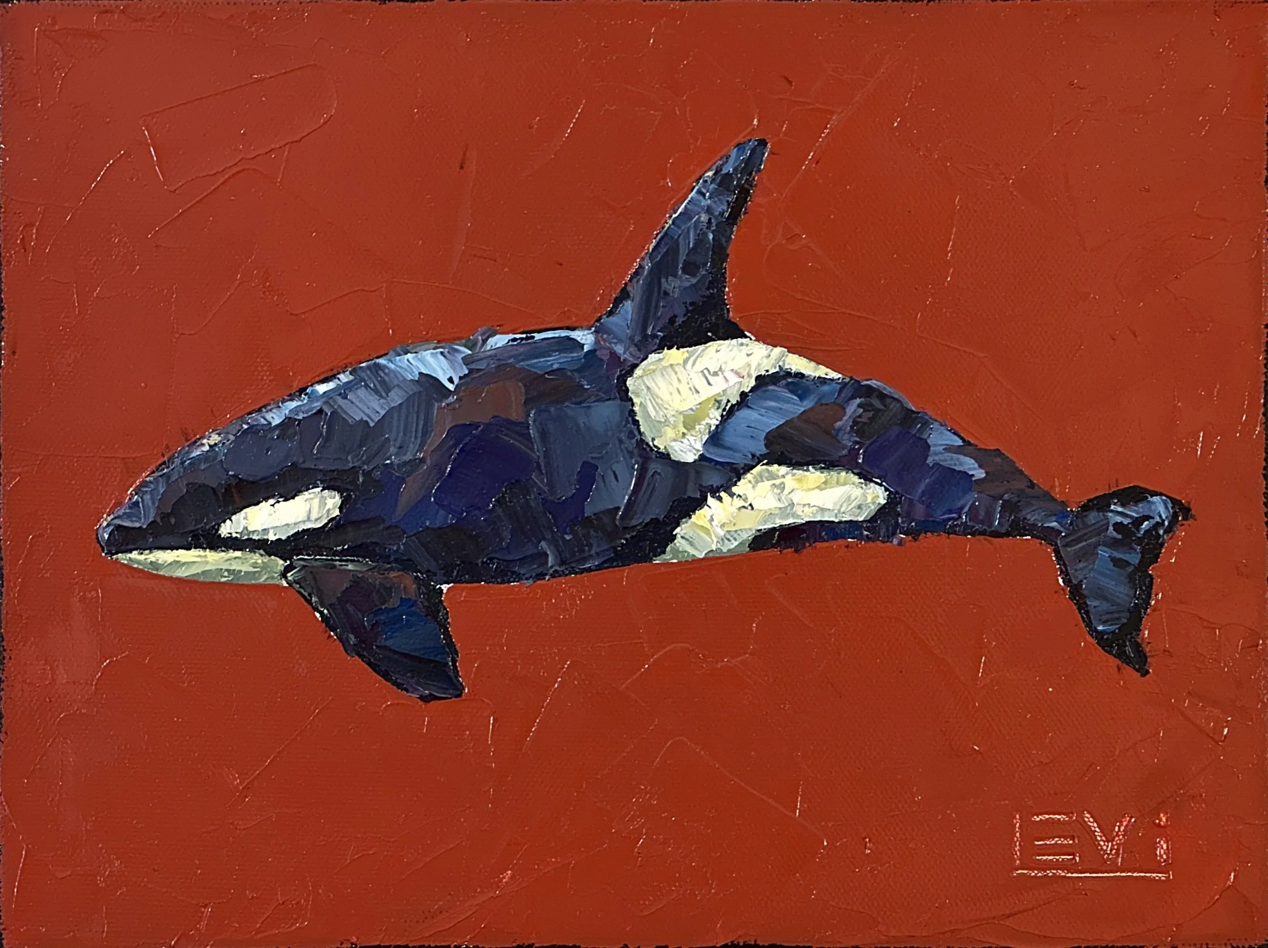 Chill Orca - 
Timber Ridge - 9×12” Oil