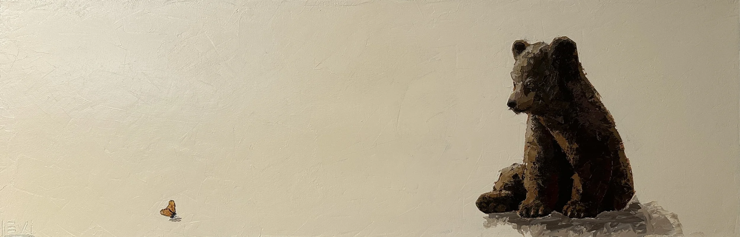 Playmate - 
Artist’s Studio - 12×36”