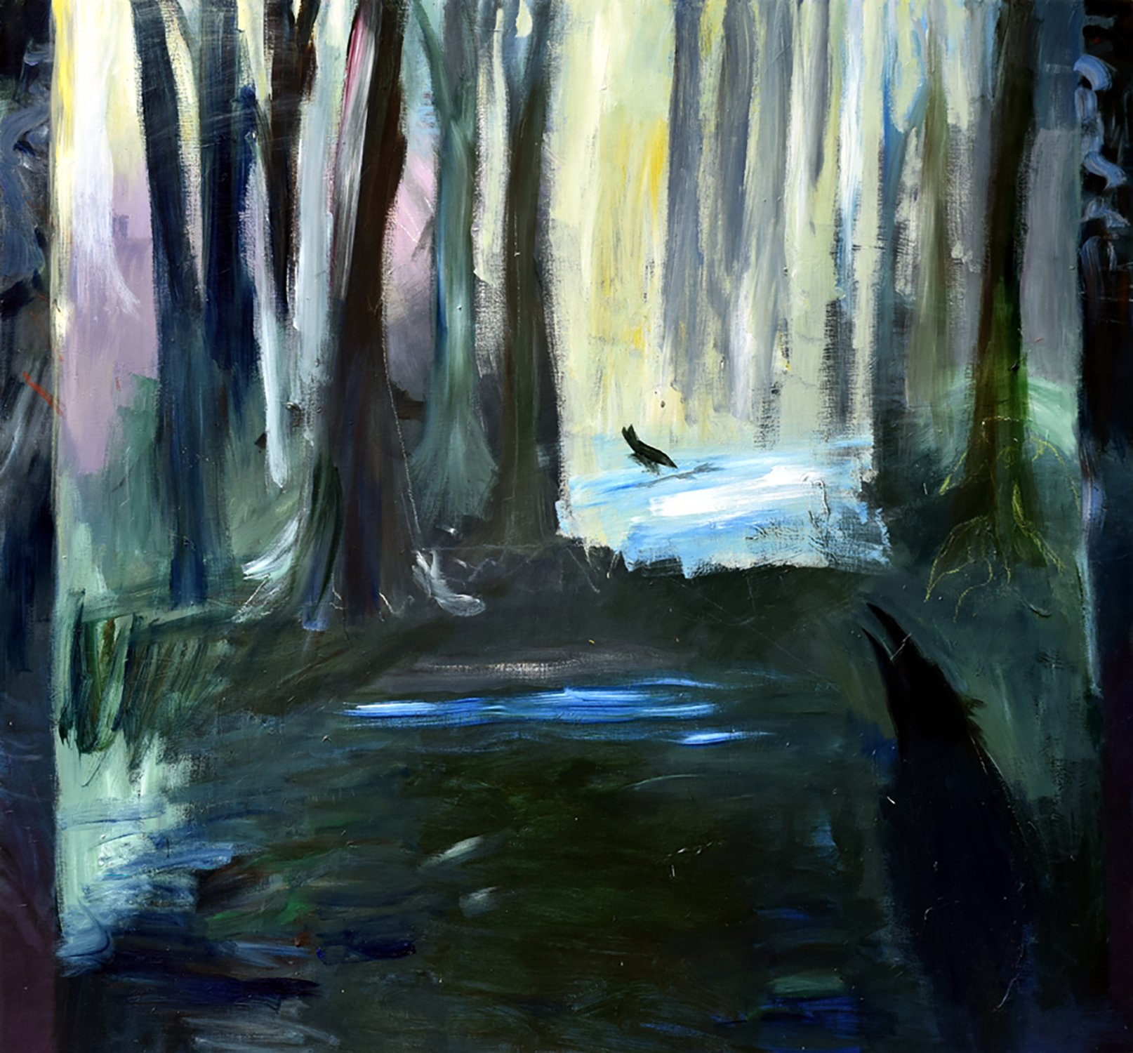 Le Baton Gris, ©2016
Acrylic on wood panel
48” X 53”