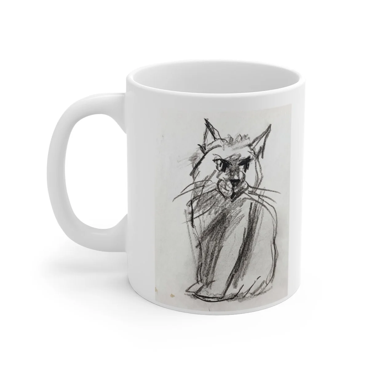 Watchful Kitty Mug (11 oz.)