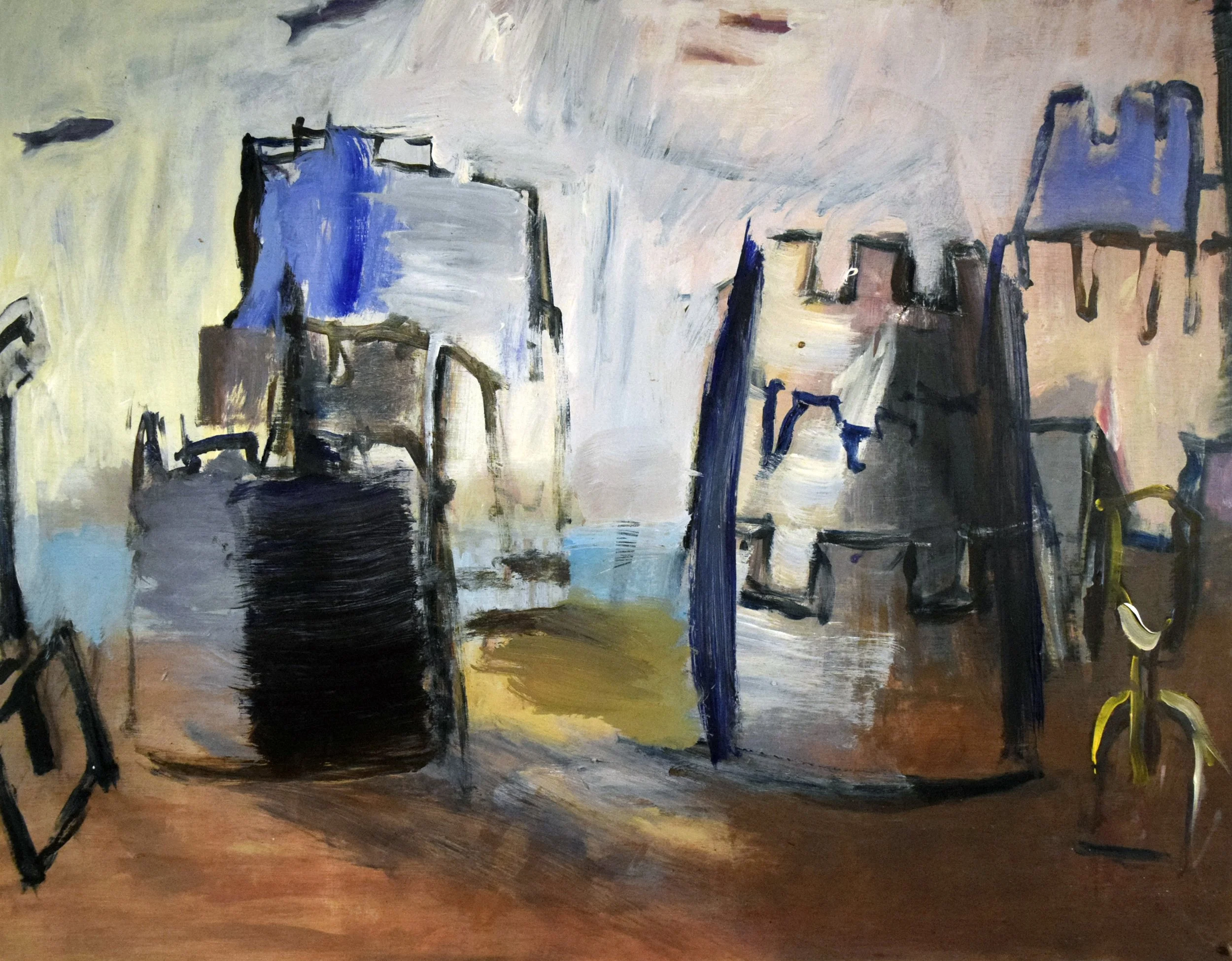 Ron Westman
Castle Keep II
©2016-17
Medium	Acrylic on Wood Panel
24” H X 30 1/4” W
26” H X 32 1/4” W (framed)