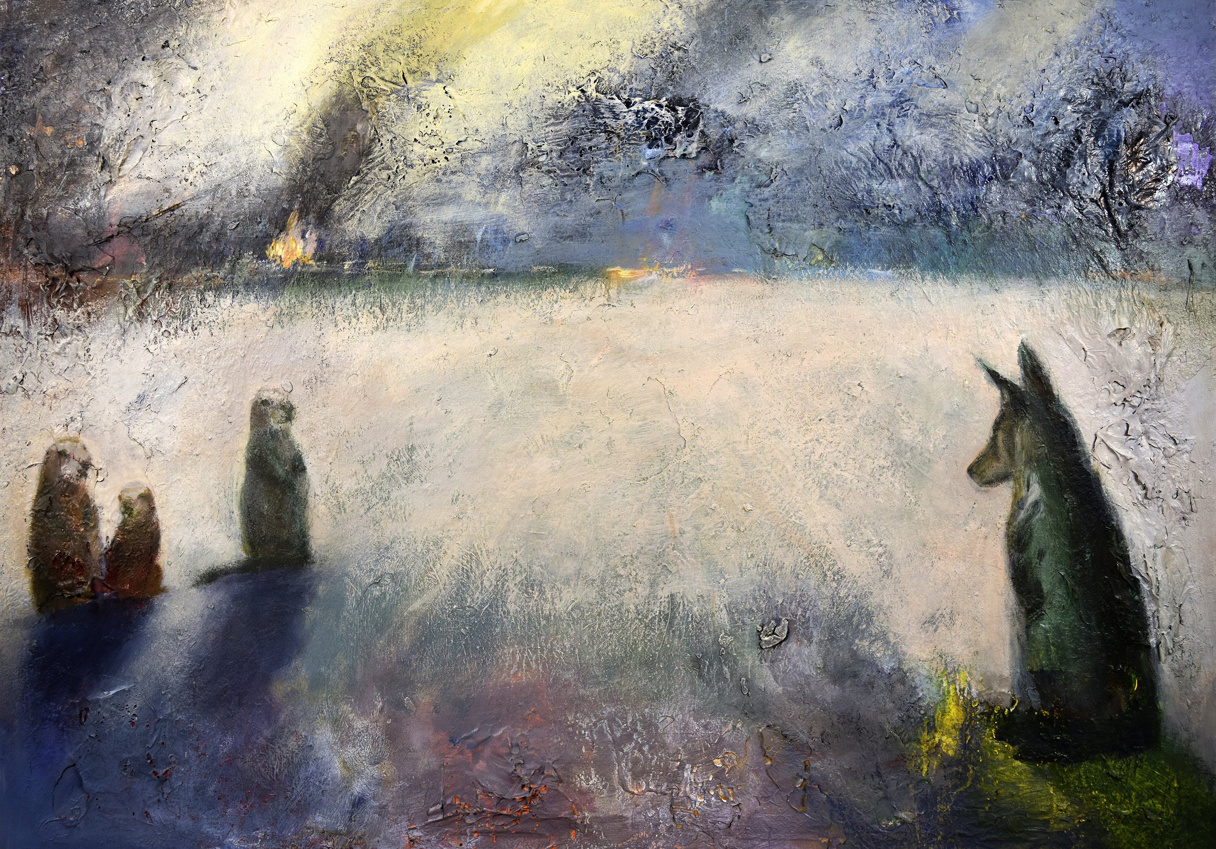 Mitigant I, ©2025
Acrylic on Wood Panel
24” H x 34” W
$5,000.00