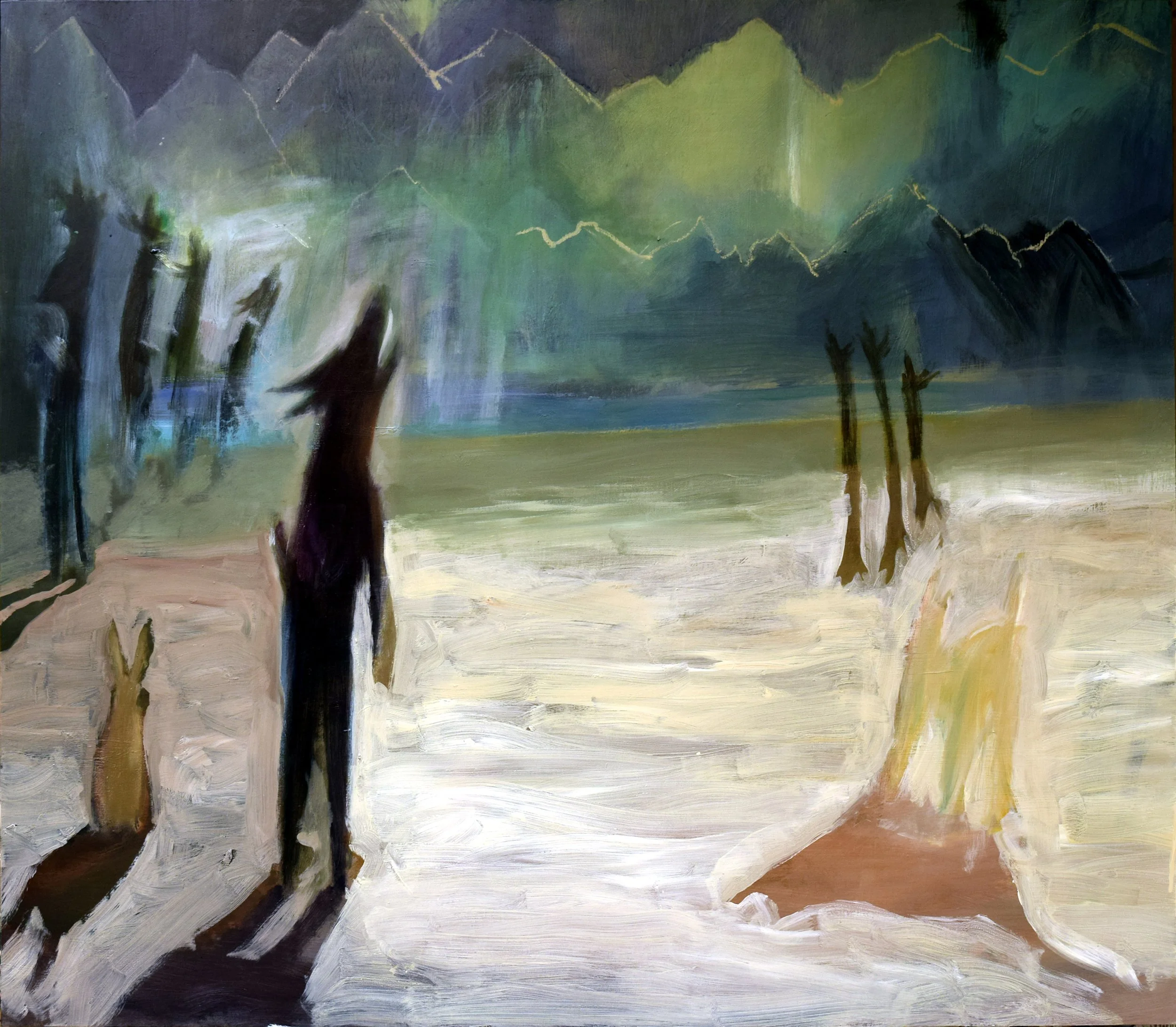 Plain of Megiddo, ©2017
Acrylic on wood panel
52 ” X 48”
$5000.00