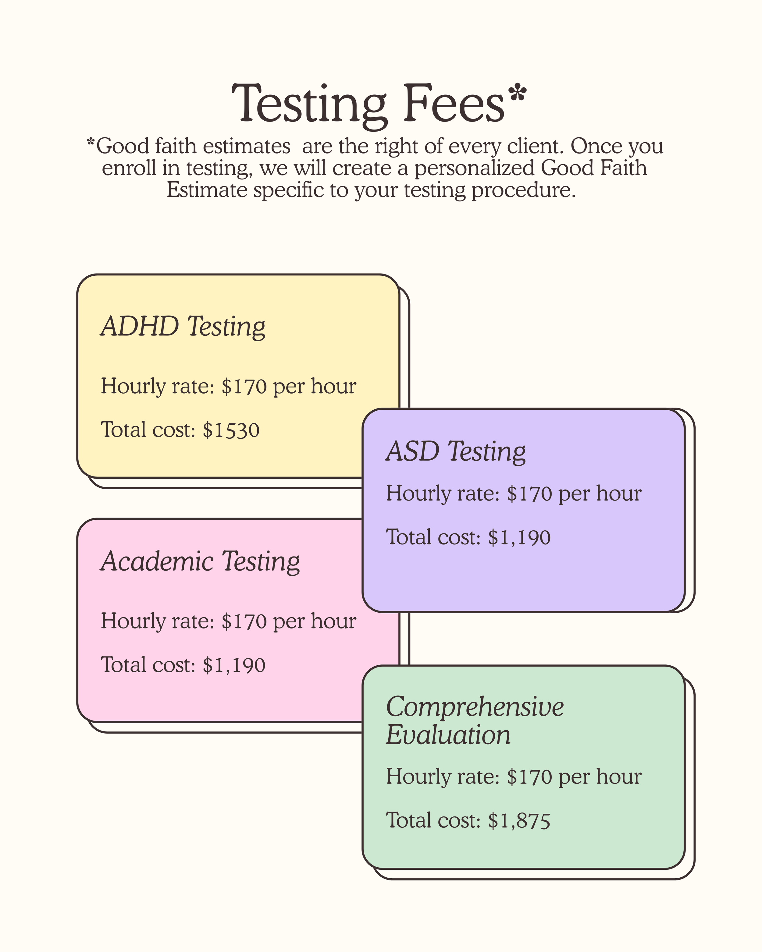 Testing Services — Sunflower Psychology