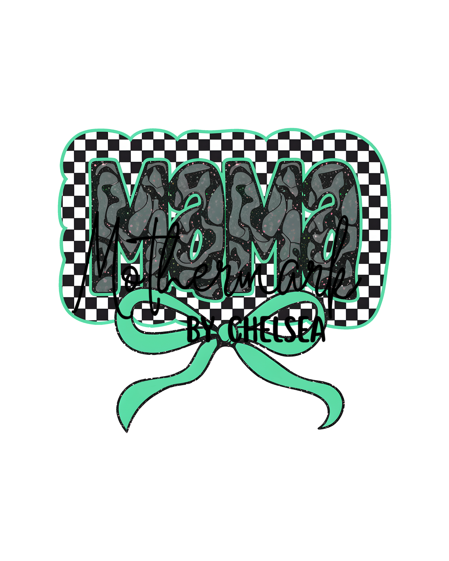 Teal Checkered Mama.png