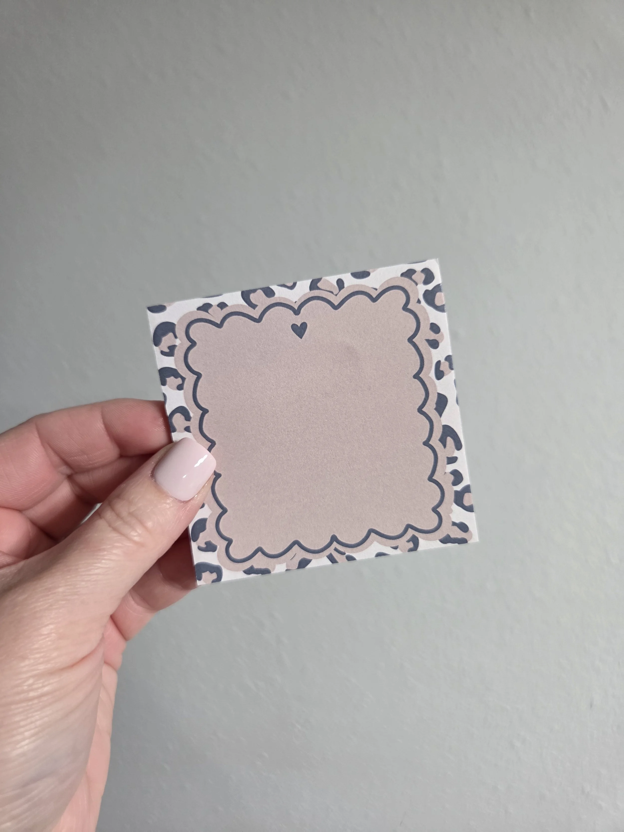 Leopard Print Sticky Note