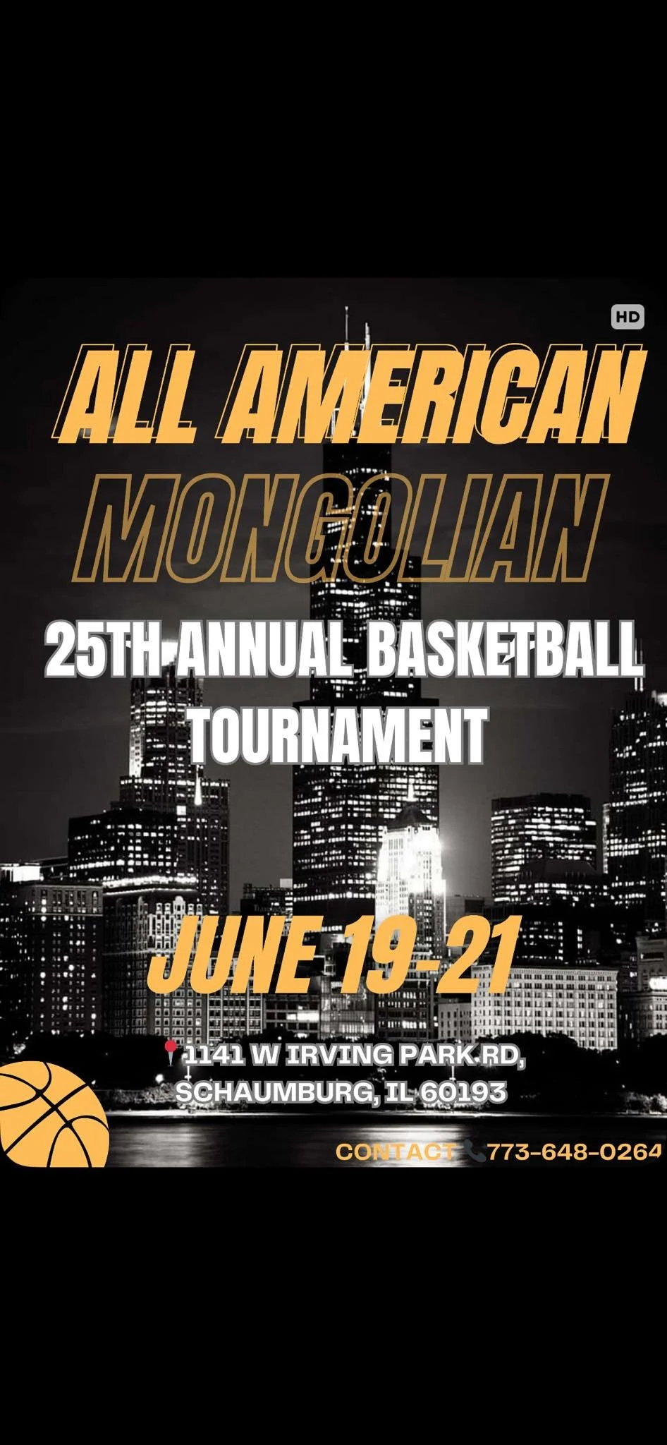 All American Mongolian 25th Basketball Tournament