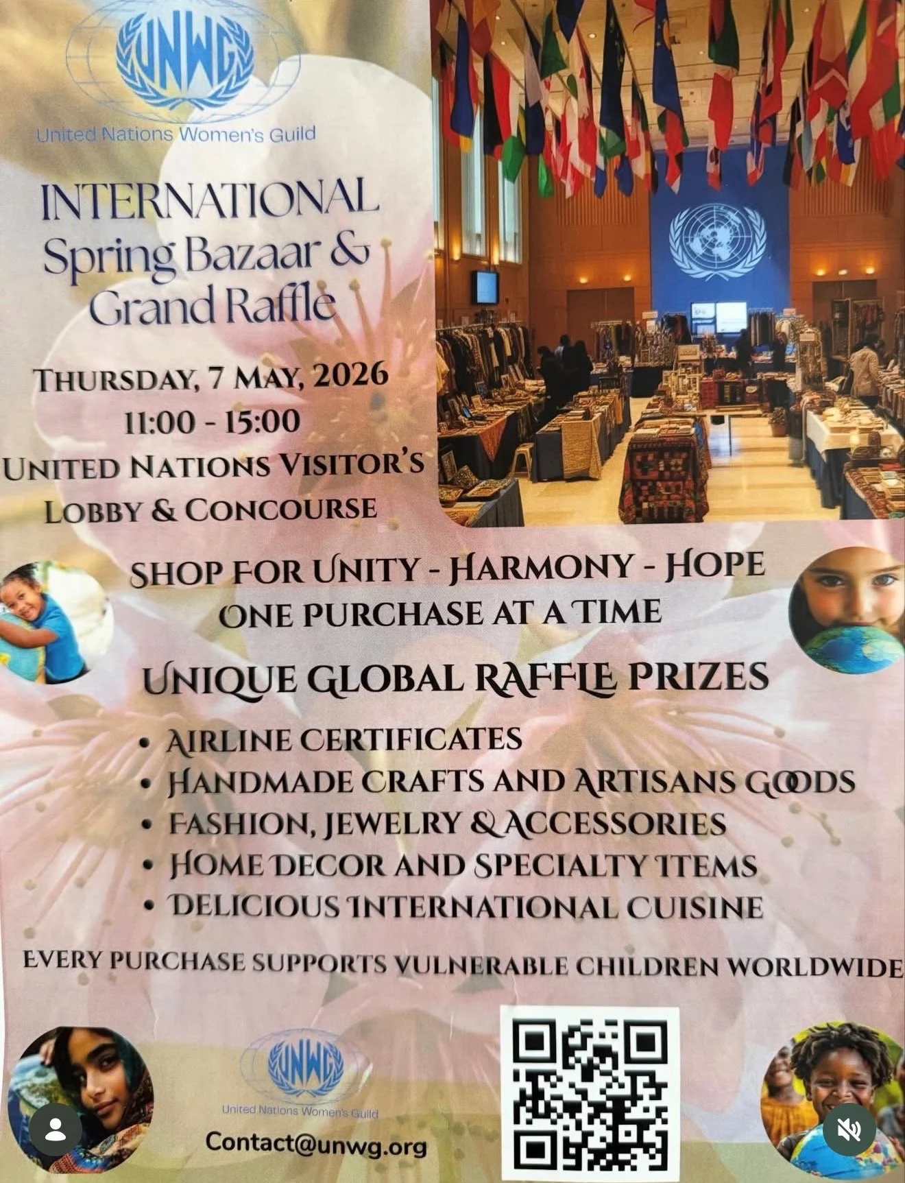 The UN International Spring Bazaar &amp; Grand Raffle