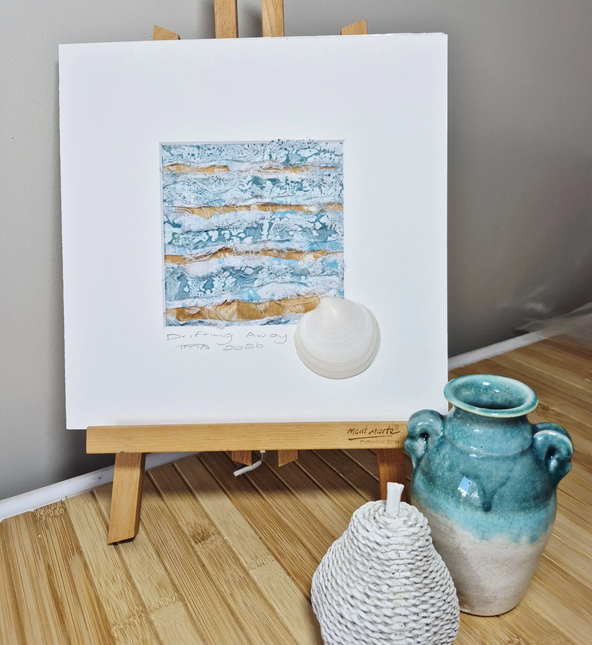 'Drifting Away' Mixed Media Artwork