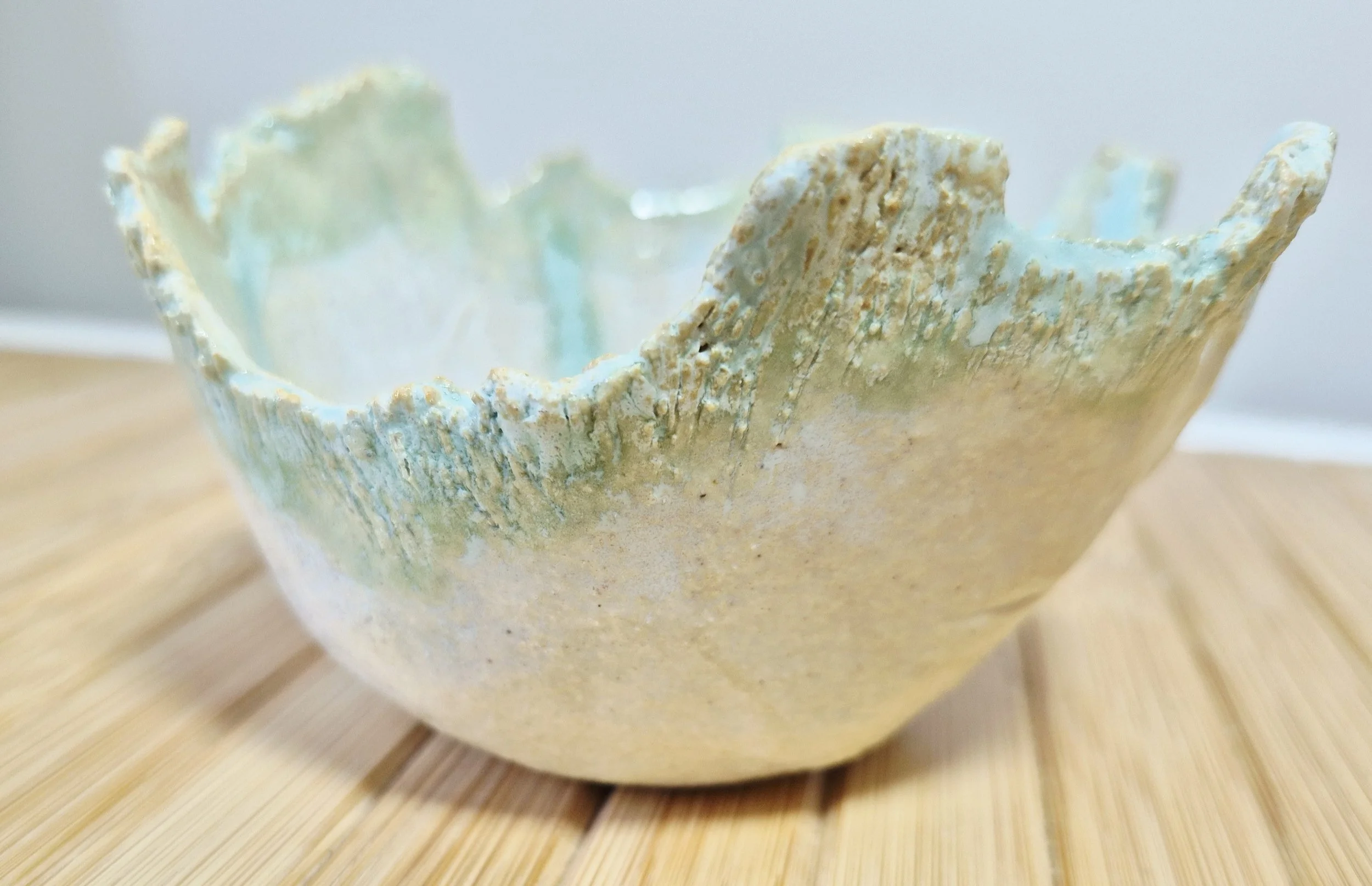 Serene Shores Pottery Sea  Bowl
