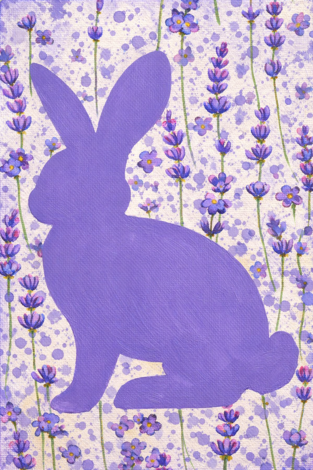 Lavender Bunny Paint Kit