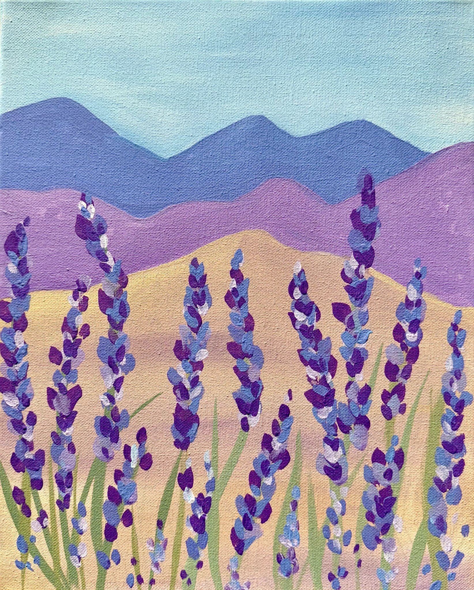 Lavender Field Paint Kit
