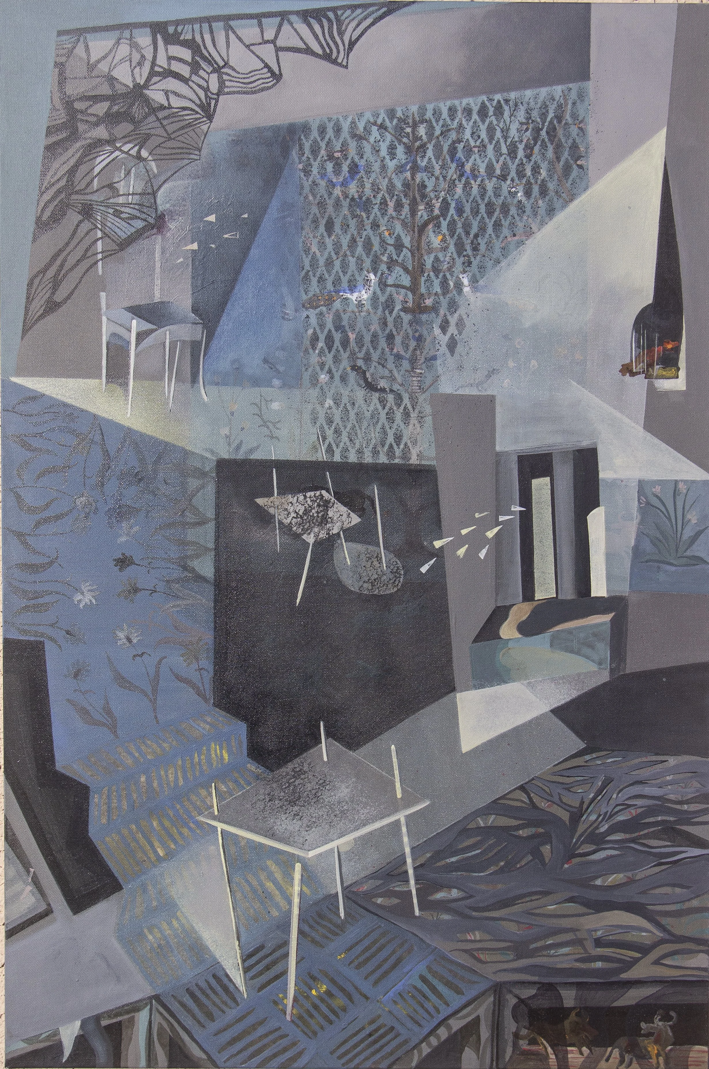 Oblivion / 2022 / Acrylic on Canvas / 24 x 36 in