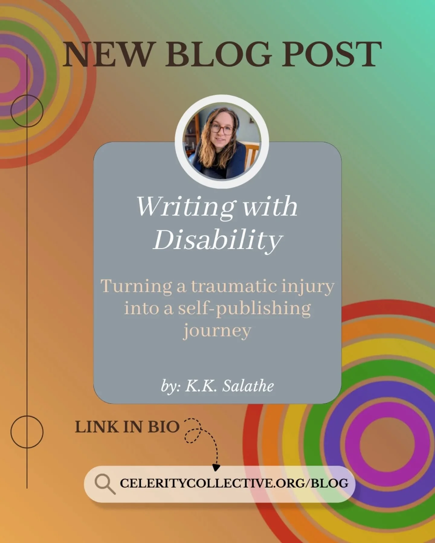 New blog post alert!📣
Click the link in our bio to read a raw and inspirational article by our very own @kksalathe_writer, where she talks through the traumatic injury event that ultimately led her to pursue self-publishing 📚

🌈"Disability do