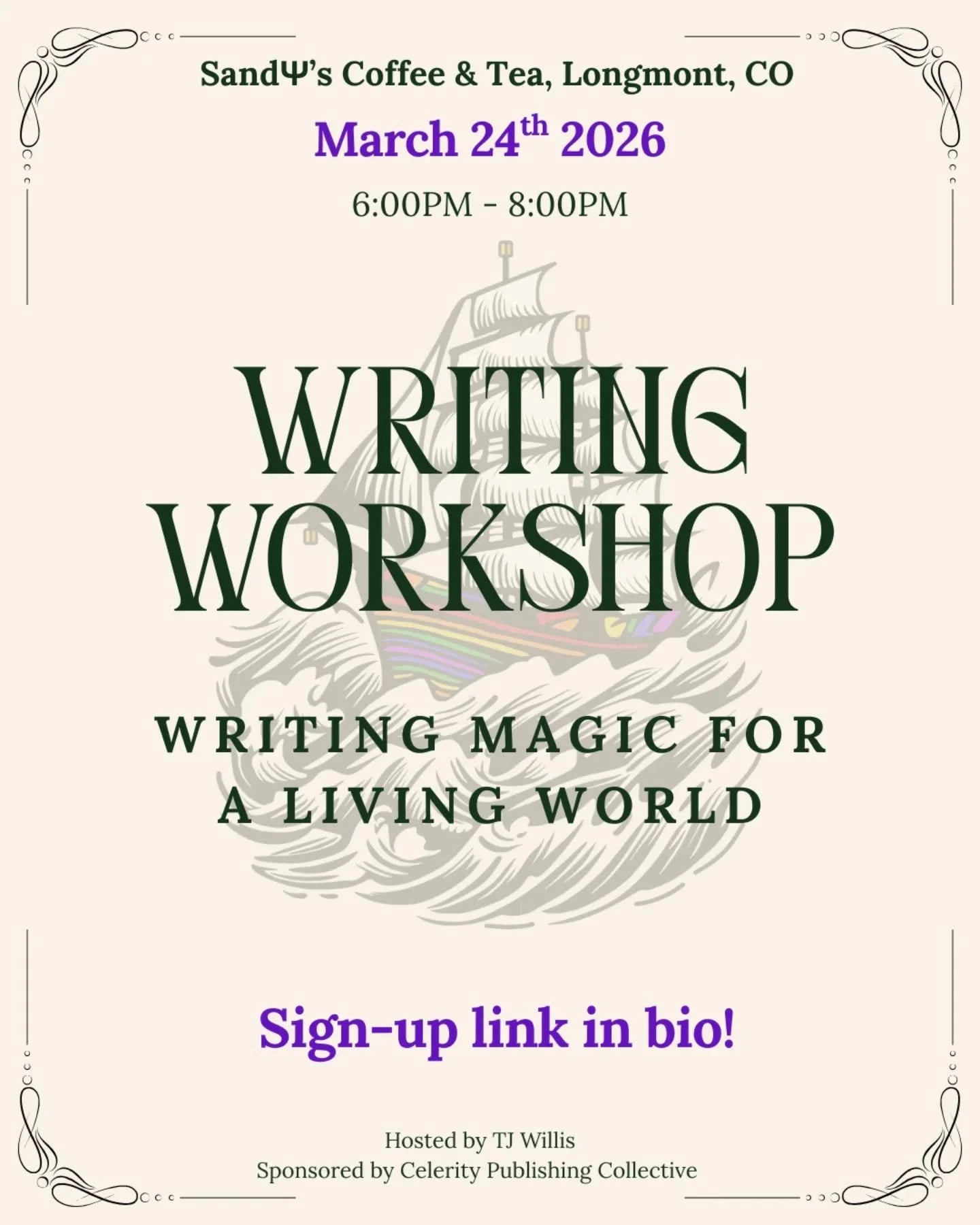 📣WORKSHOP TONIGHT!📣

🧙&zwj;♀️Every fantasy world needs magic.
🪄But how do you incorporate it? Do you want low magic? High magic? Do you need a whole system, or can you get away with some hand waving and ancient words?

🗡️In this workshop, we&rsq