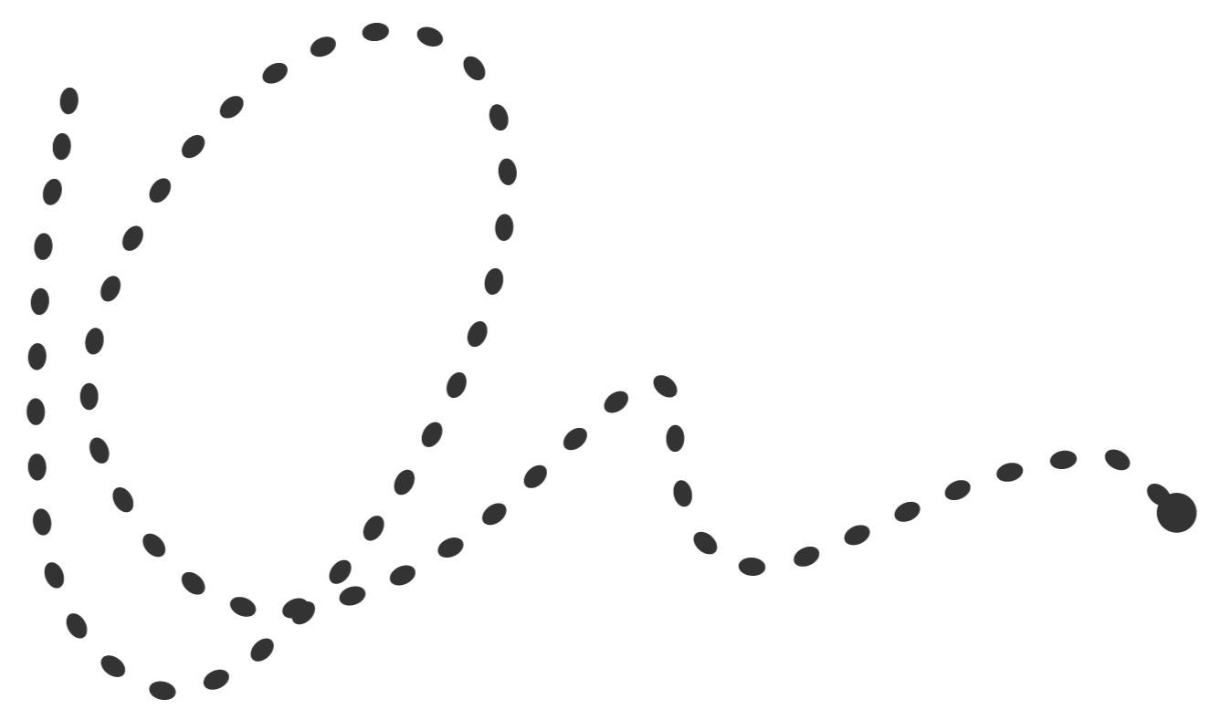 Illustration of a stethoscope with dashed lines forming the shape of a human heart.
