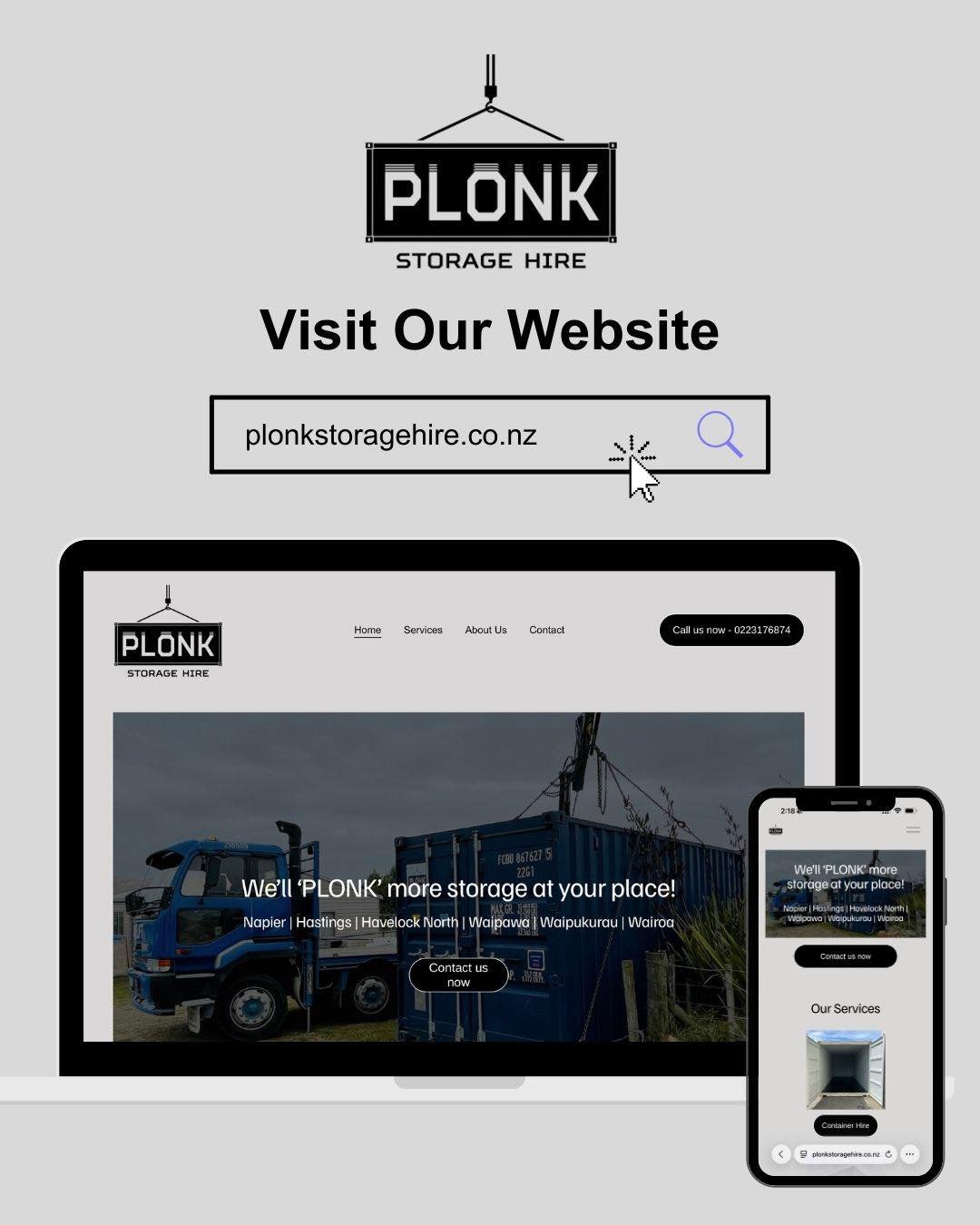 So excited to announce the launch of our website plonkstoragehire.co.nz 🥳🥳
Absolutely stoaked to have a home on google 😊
Your next go-to for all questions and info!